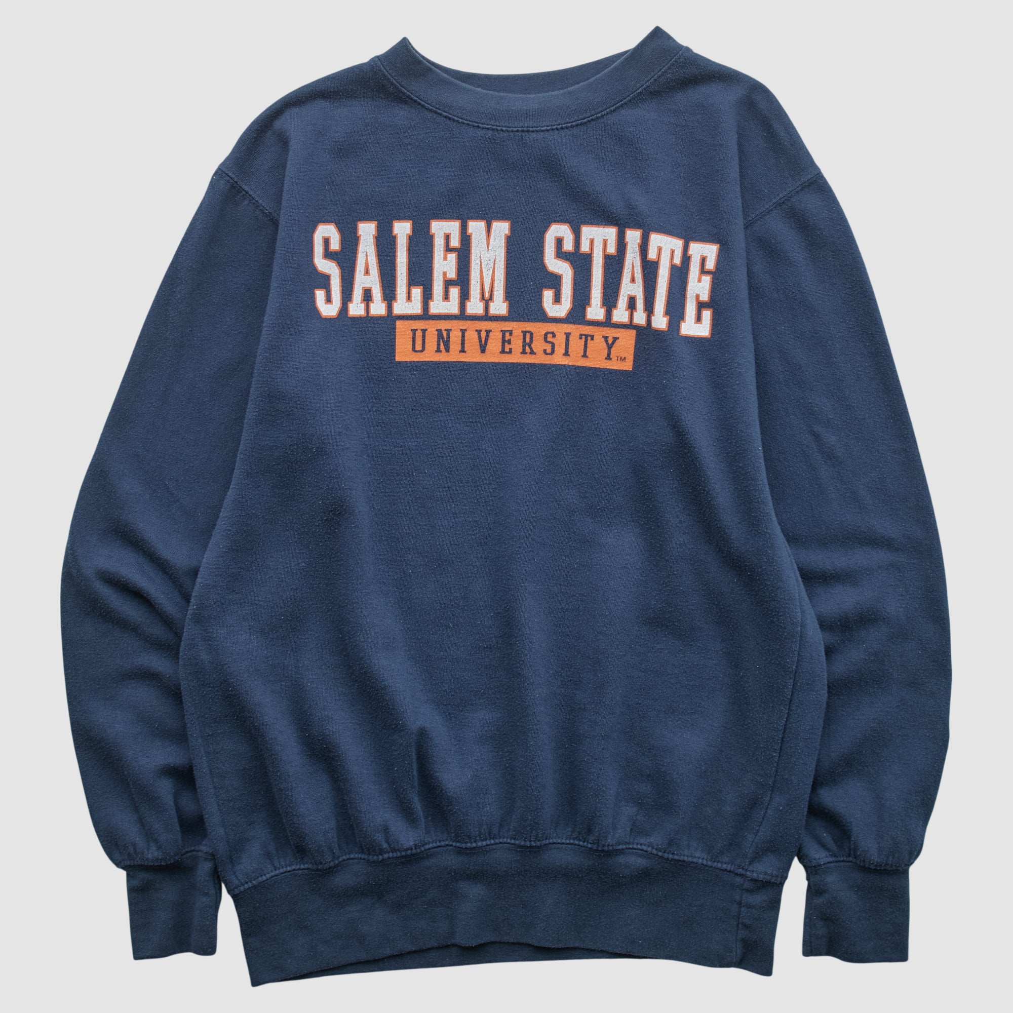 Salem State University Vikings MV Sport 2000s Pullover Sweatshirt - Navy - XS
