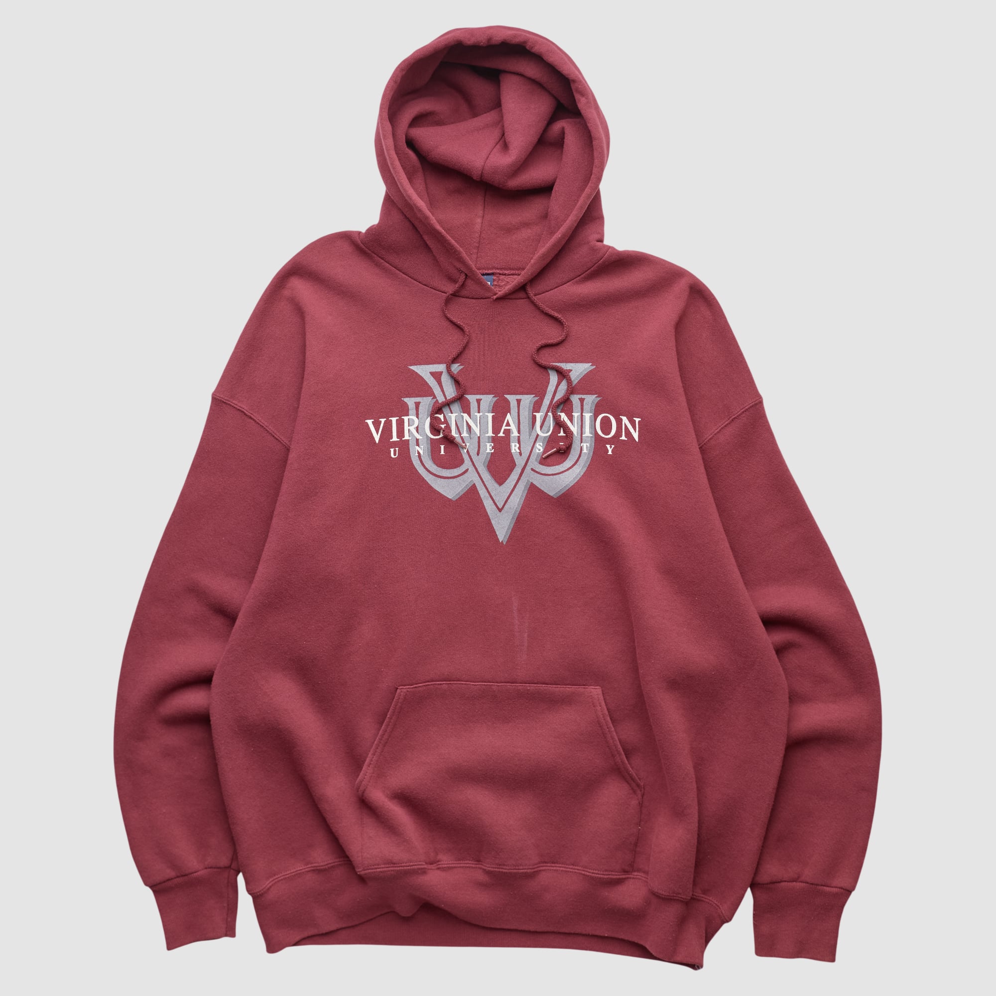 Virginia Union Panthers Jansport 2000s Hooded Pullover Sweatshirt - Maroon - L