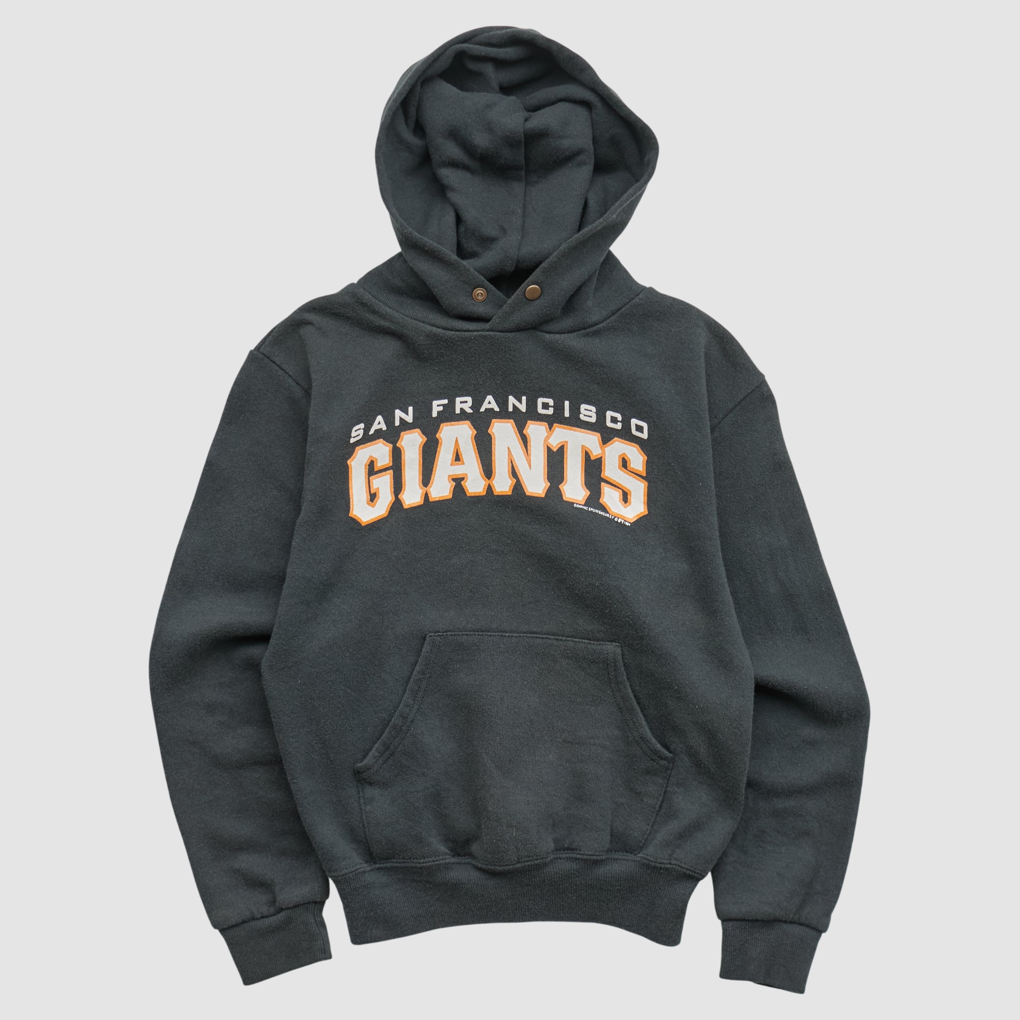San Francisco Giants Jerzees 1994 Hooded Pullover Sweatshirt - Black - Yth M