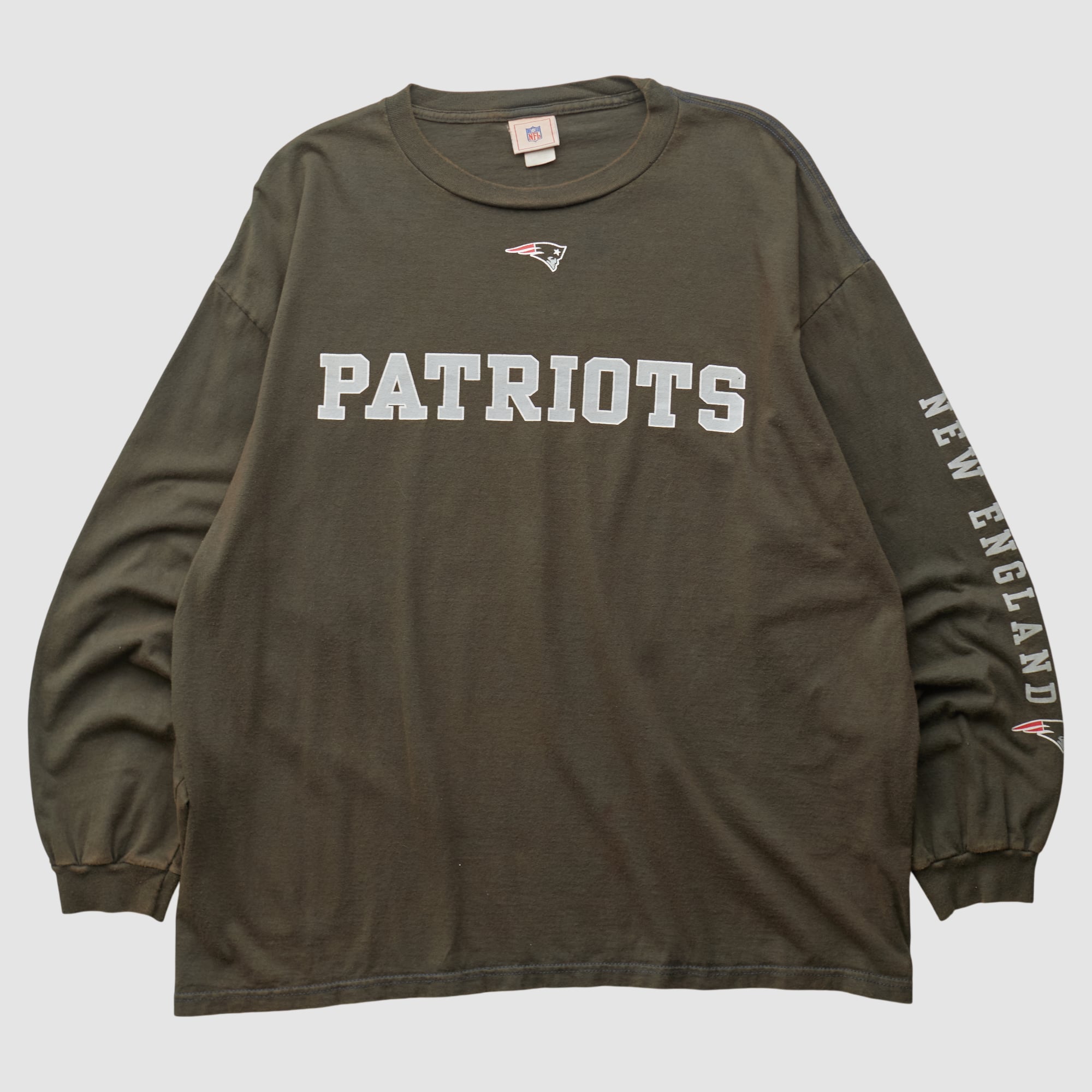 New England Patriots NFL 2000s Long Sleeve T-shirt - Black - 2XL