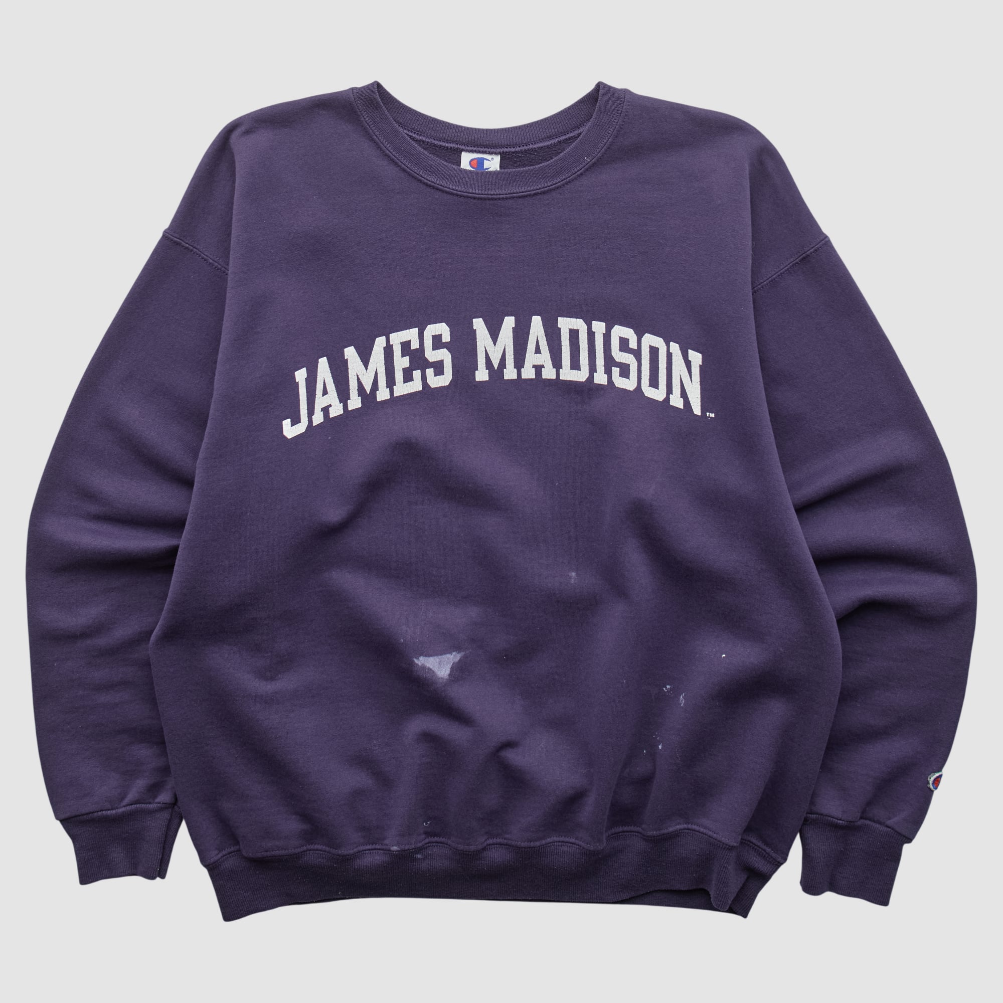 James Madison Dukes Champion 2000s Pullover Sweatshirt - Purple - M