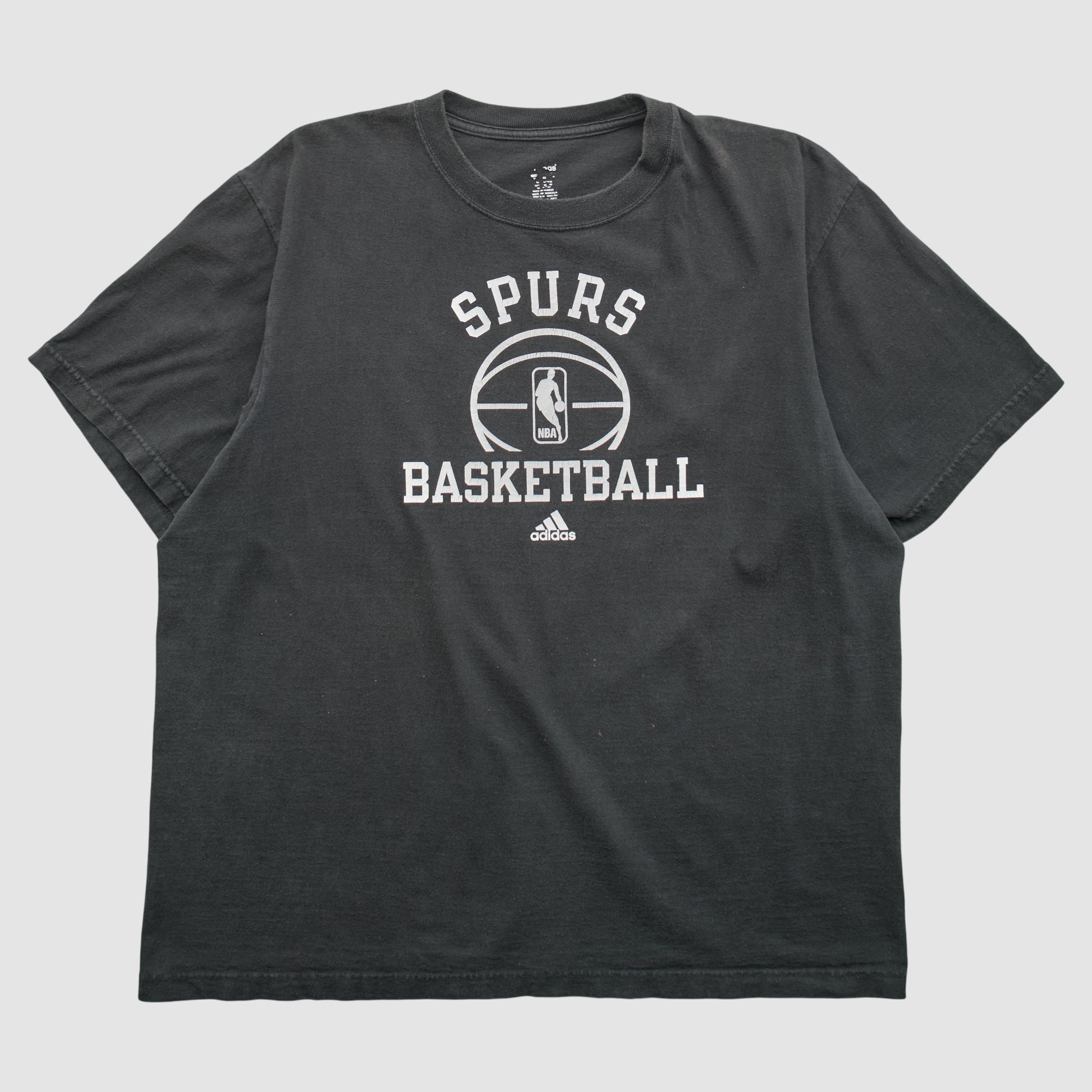 San Antonio Spurs Adidas 2010s T-shirt - Black - 2XL