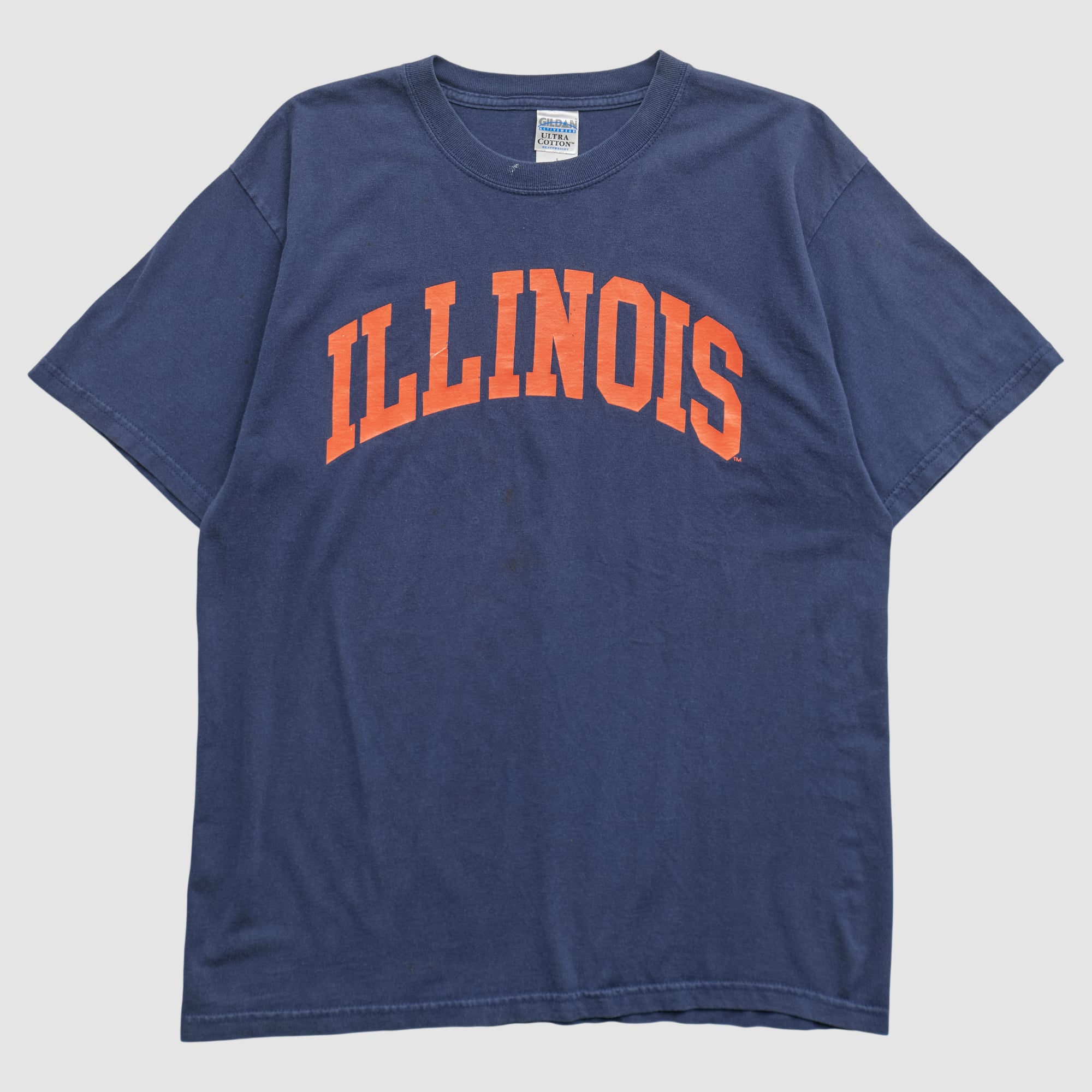 Illinois Fighting Illini Gildan 2000s T-shirt - Navy - M