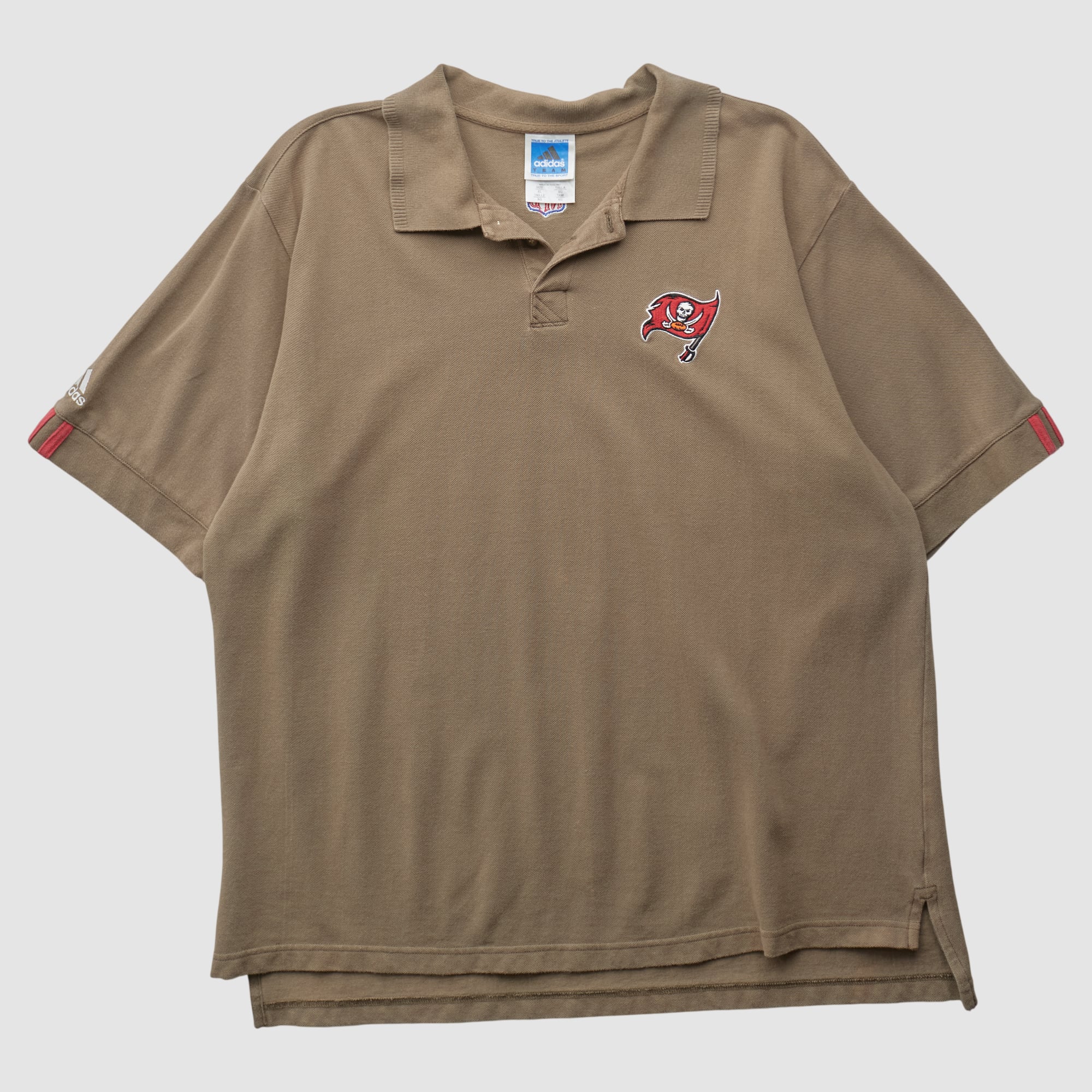 Tampa Bay Buccaneers Adidas 2000s Polo - Brown - 2XL