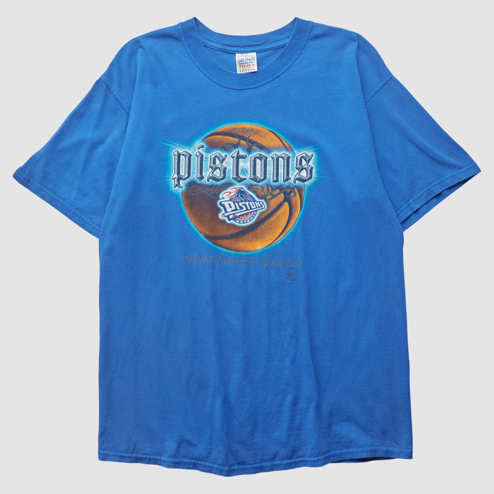 Detroit Pistons Gildan 2000s T-shirt - Blue - S