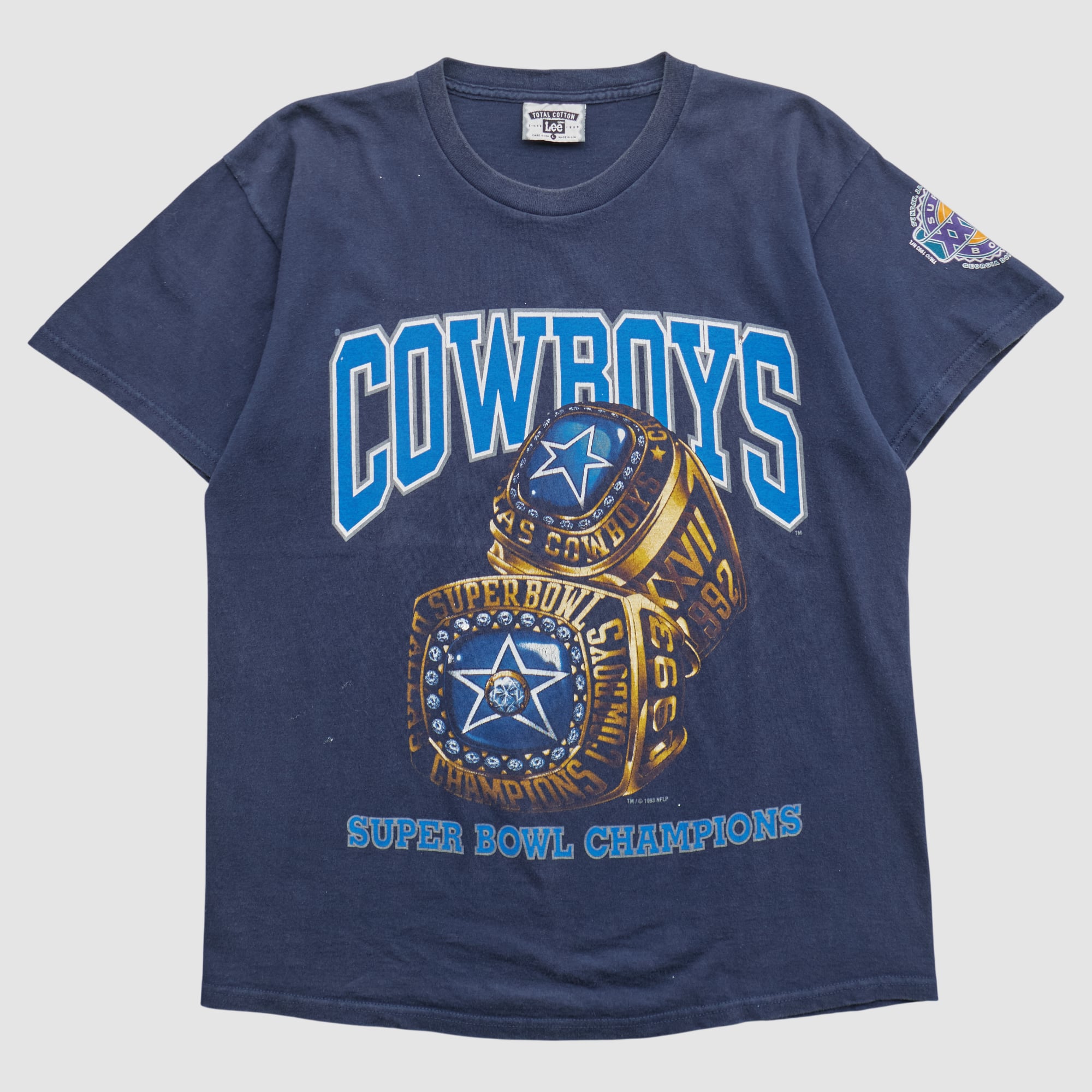 Dallas Cowboys Lee Apparel 1993 T-shirt - Navy - M