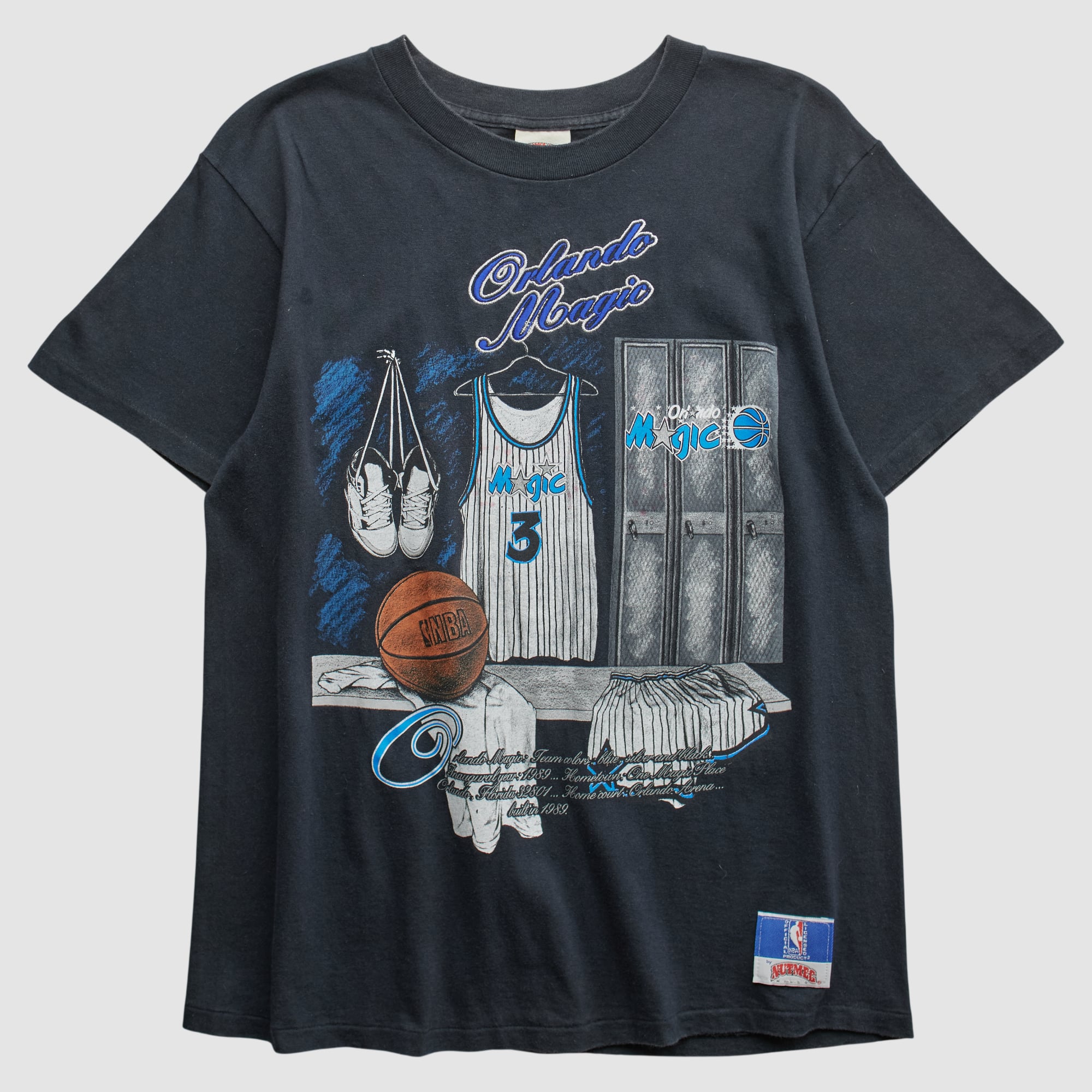 Orlando Magic Nutmeg Mills 90s T-shirt - Black - S