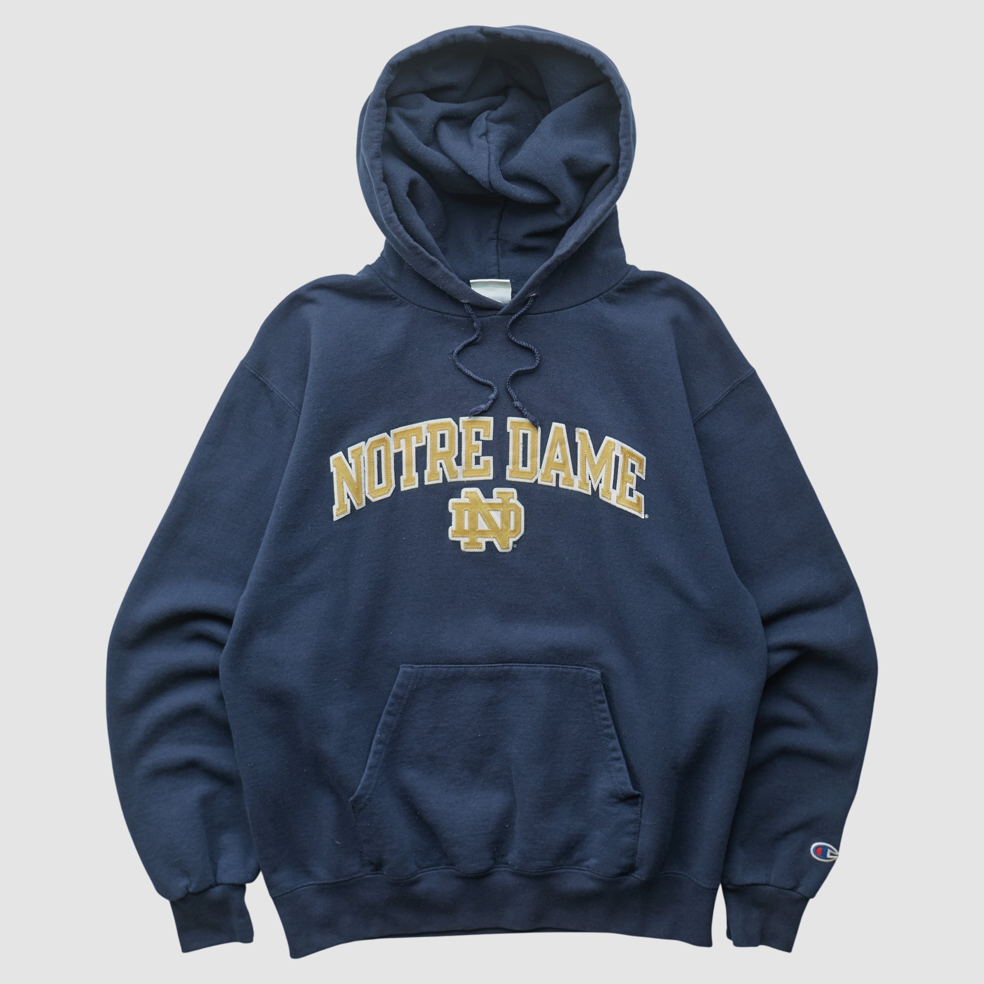 Notre Dame Fighting Irish Champion 2010s Hooded Pullover Sweatshirt - Navy - S