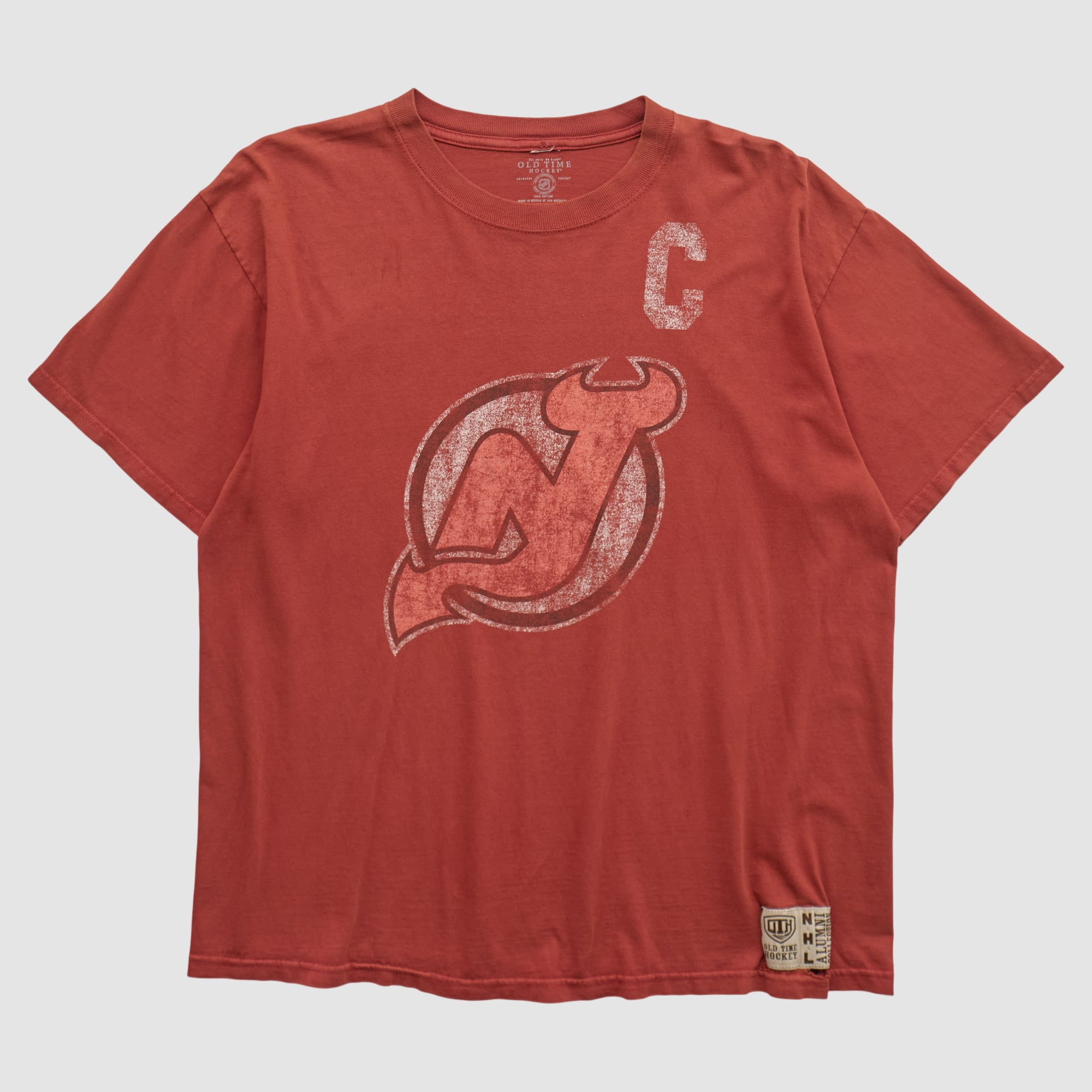 New Jersey Devils Old Time Hockey 2010s T-shirt - Red - L