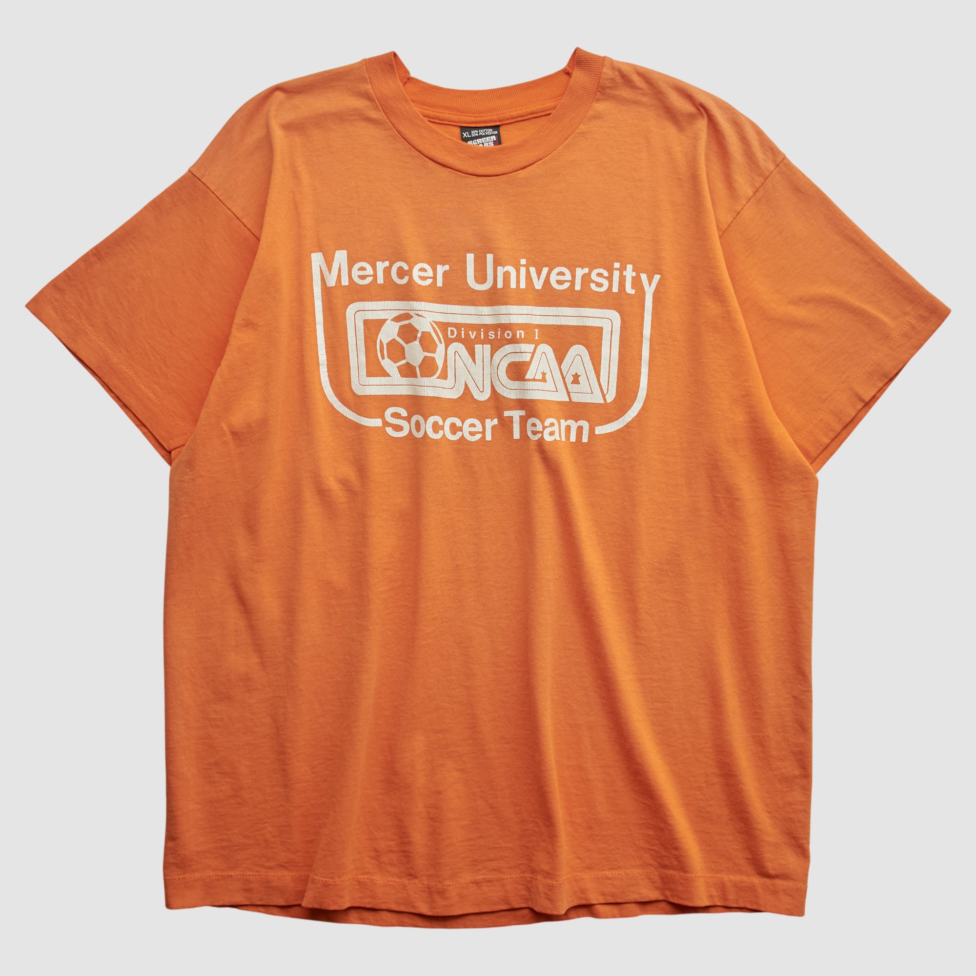 Mercer Bears Screen Stars Best 90s T-shirt - Orange - XL