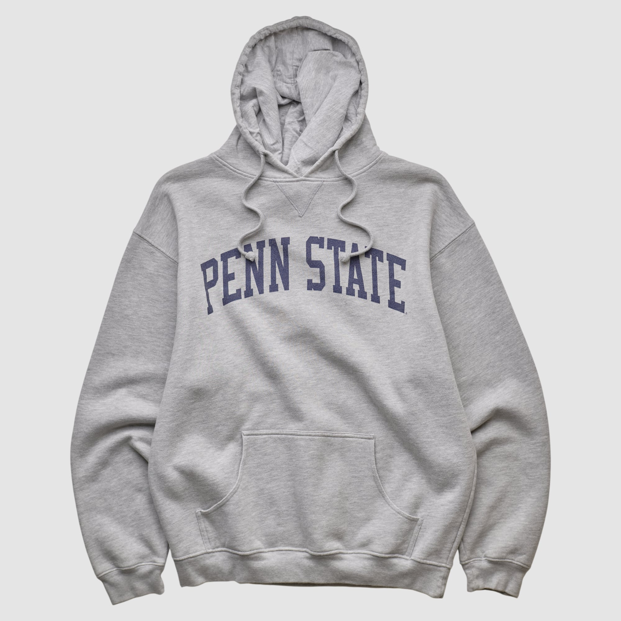 Penn State Nittany Lions Cotton Exchange 2010s Hooded Pullover Sweatshirt - Heather Gray - M