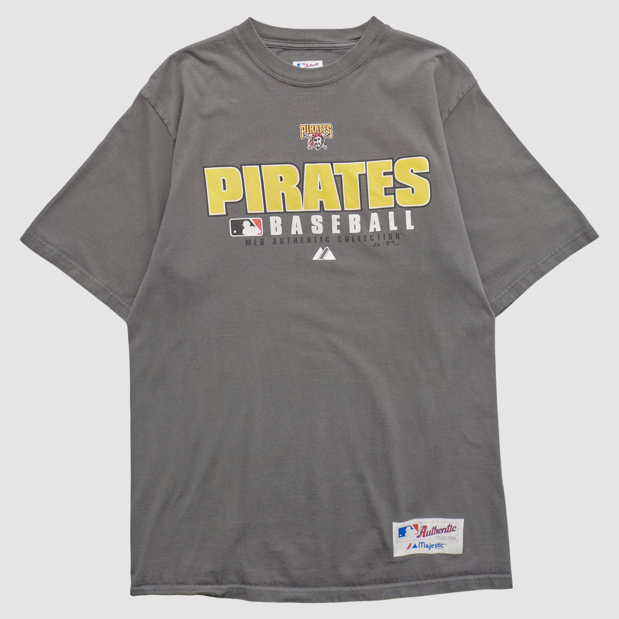 Pittsburgh Pirates Majestic 2010s T-shirt - Gray - S