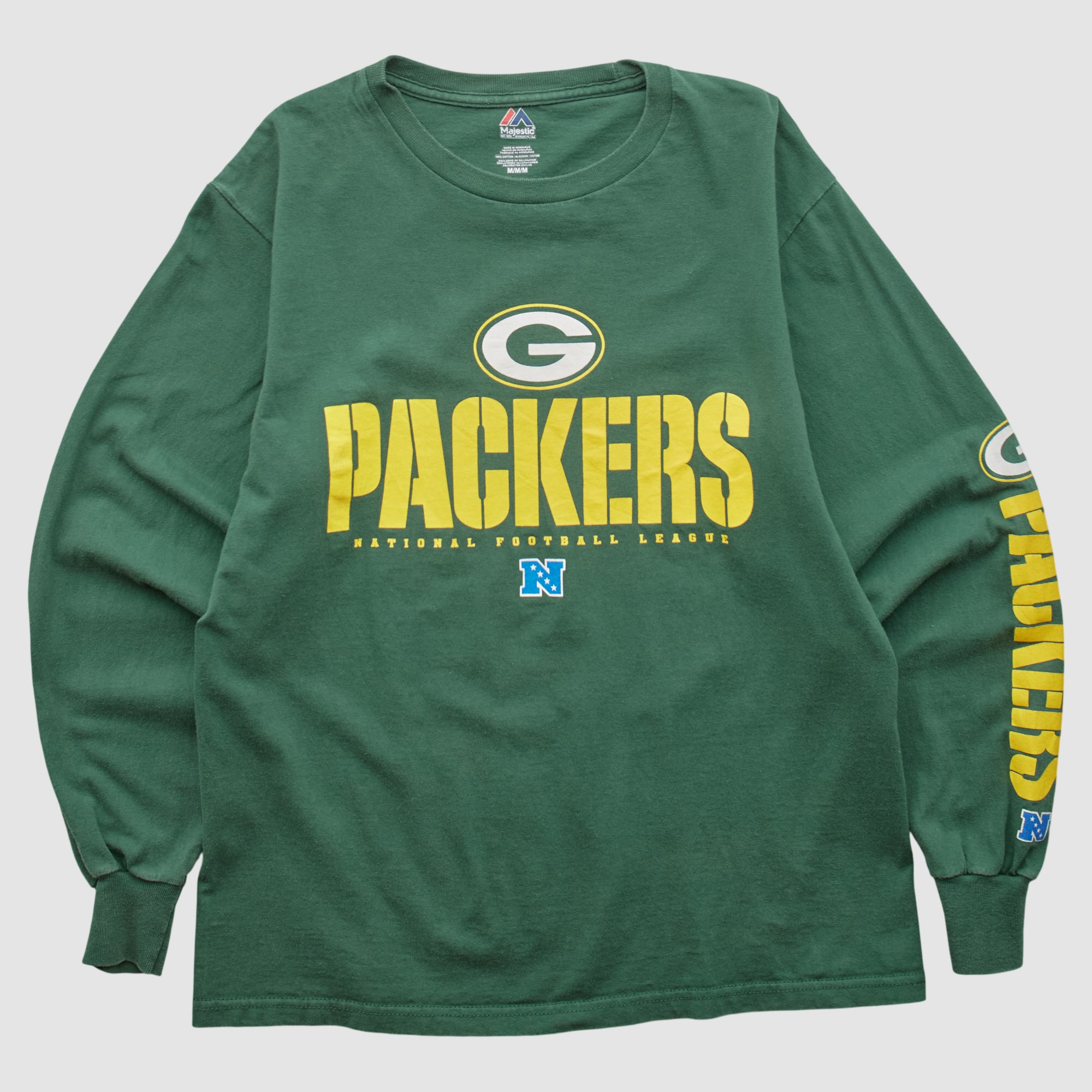 Green Bay Packers Majestic 2010s Long Sleeve T-shirt - Green - S