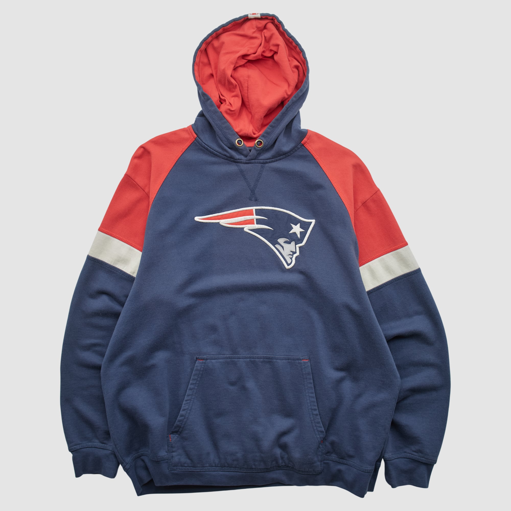 New England Patriots NFL 2000s Hooded Pullover Sweatshirt - Navy - L
