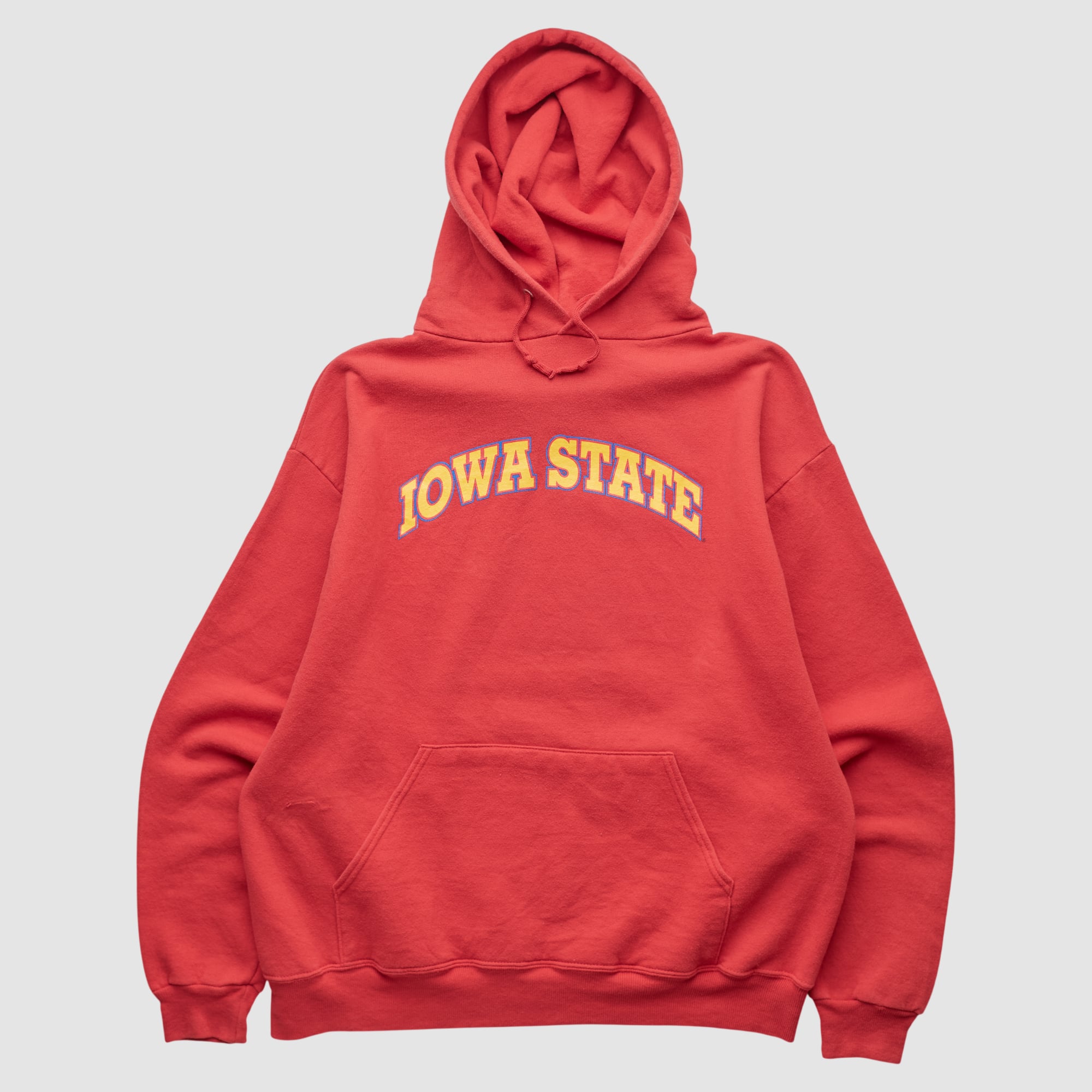 Iowa State Cyclones Jerzees 2000s Hooded Pullover Sweatshirt - Red - M