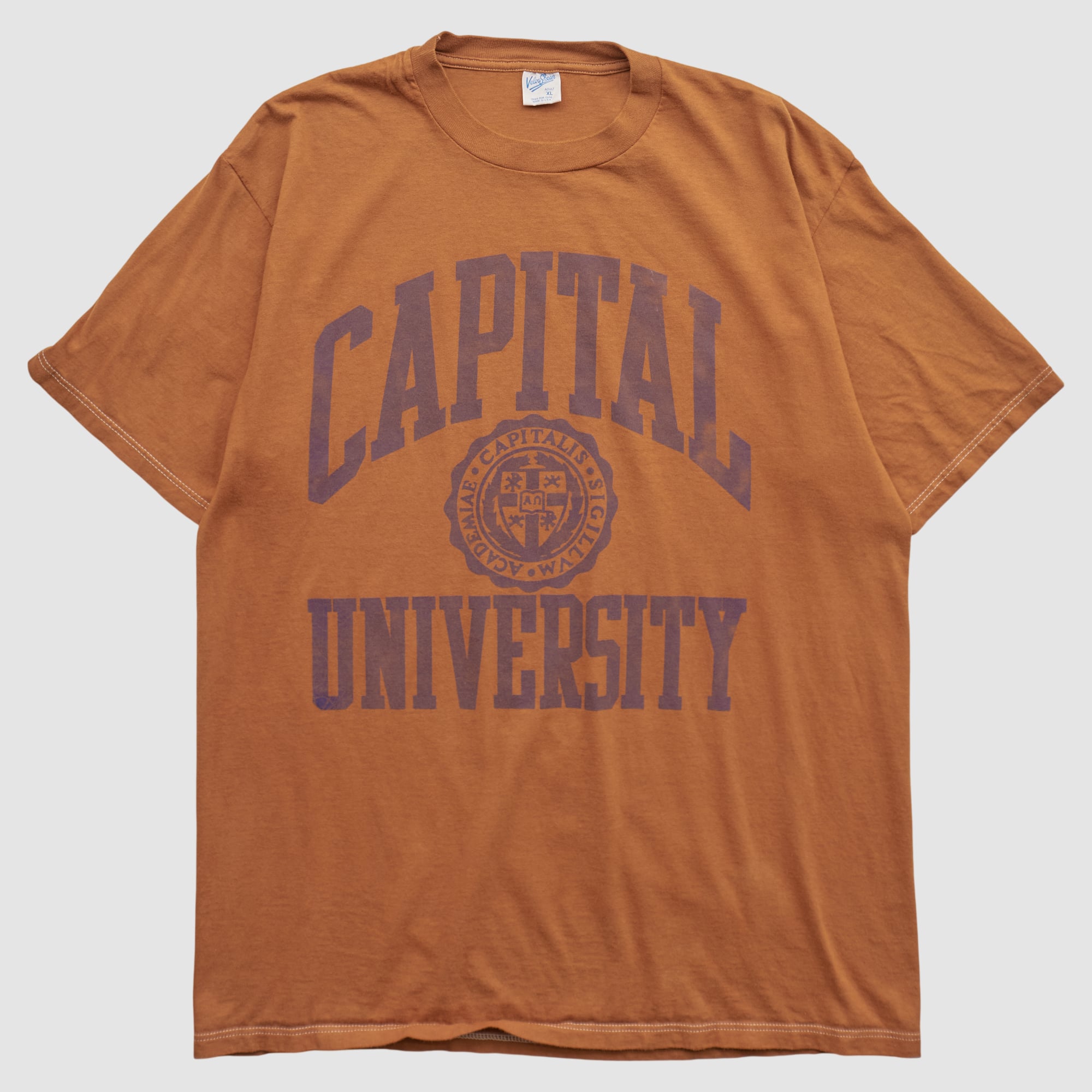 Capital University Comets Velva Sheen 90s T-shirt - Clay - L