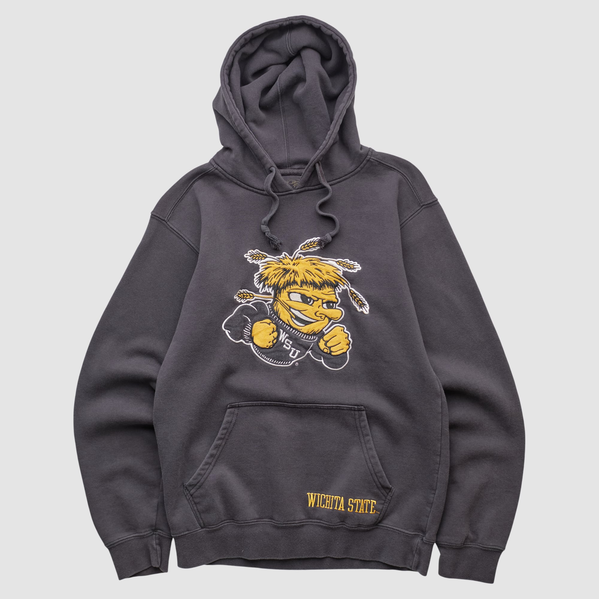 Wichita State Shockers P2 2010s Hooded Pullover Sweatshirt - Black - XXS