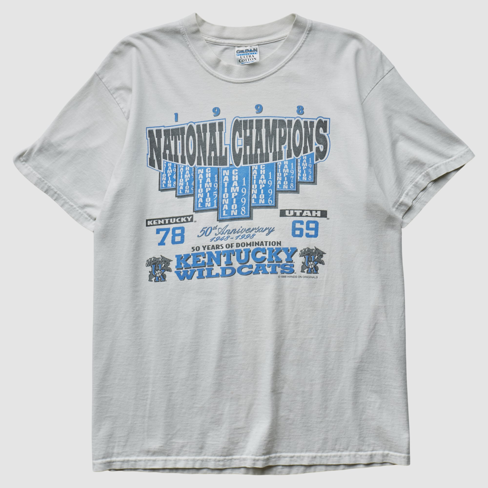 Kentucky Wildcats Gildan 1998 T-shirt - White - M