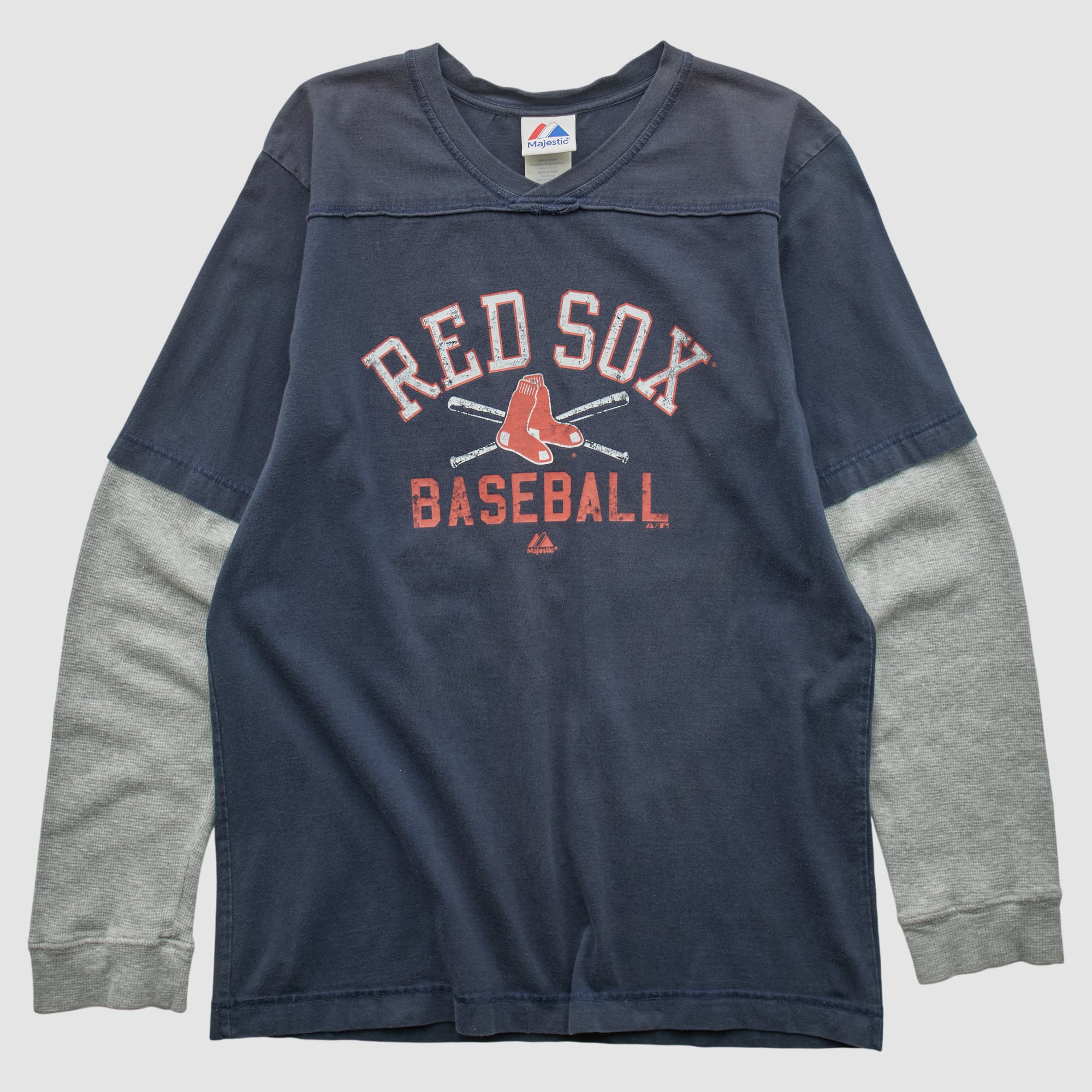 Boston Red Sox Majestic 2010s Long Sleeve T-shirt - Navy - S