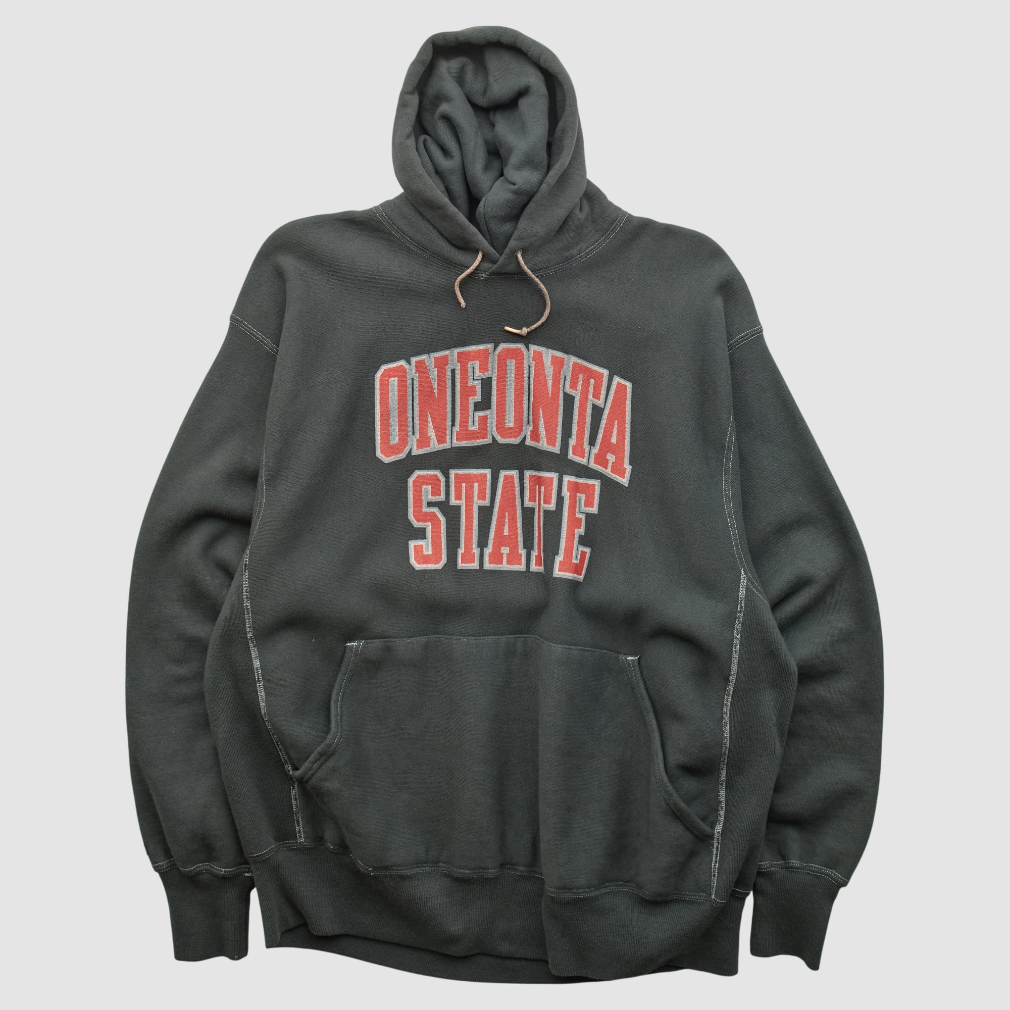 SUNY Oneonta Red Dragons Jansport 90s Hooded Pullover Sweatshirt - Black - M
