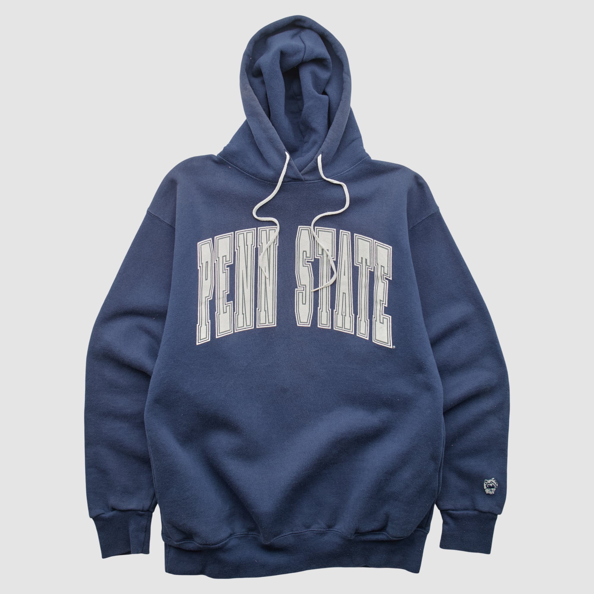 Penn State Nittany Lions Cotton Exchange 2000s Hooded Pullover Sweatshirt - Navy - XS