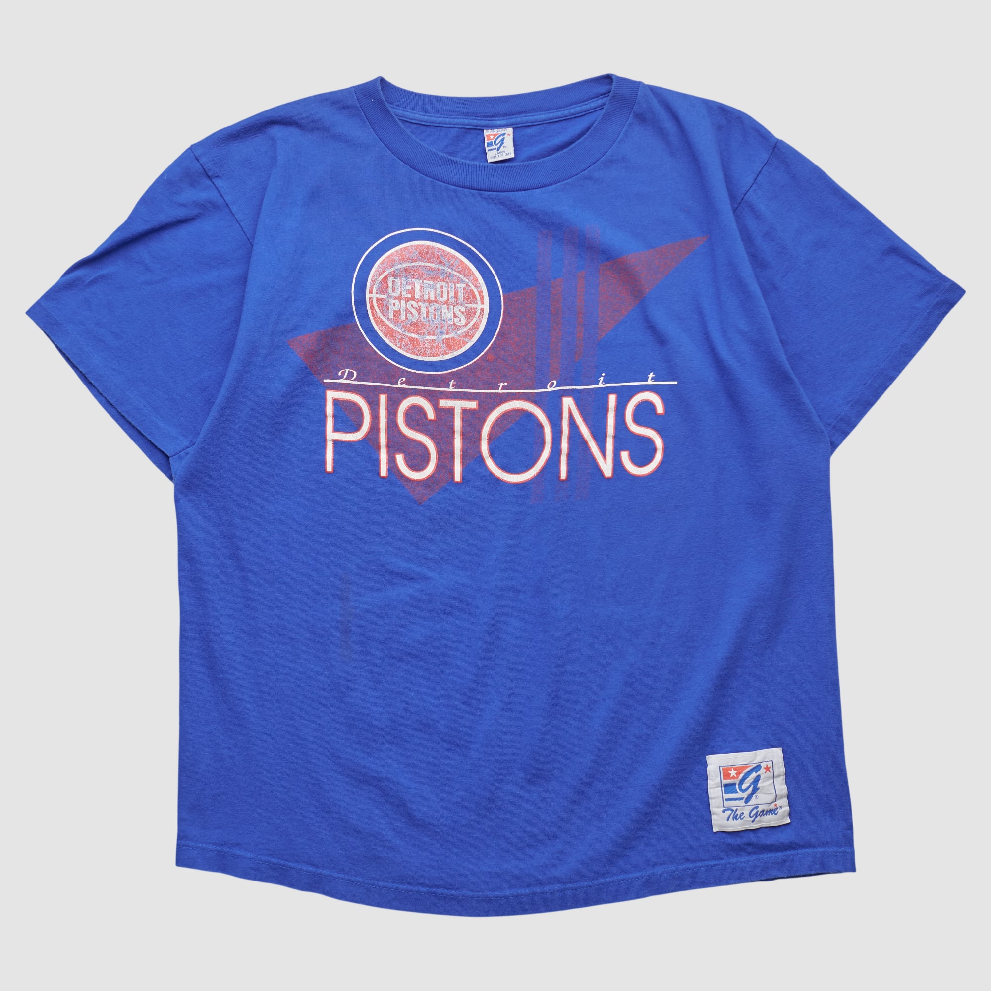 Detroit Pistons The Game 90s T-shirt - Blue - L