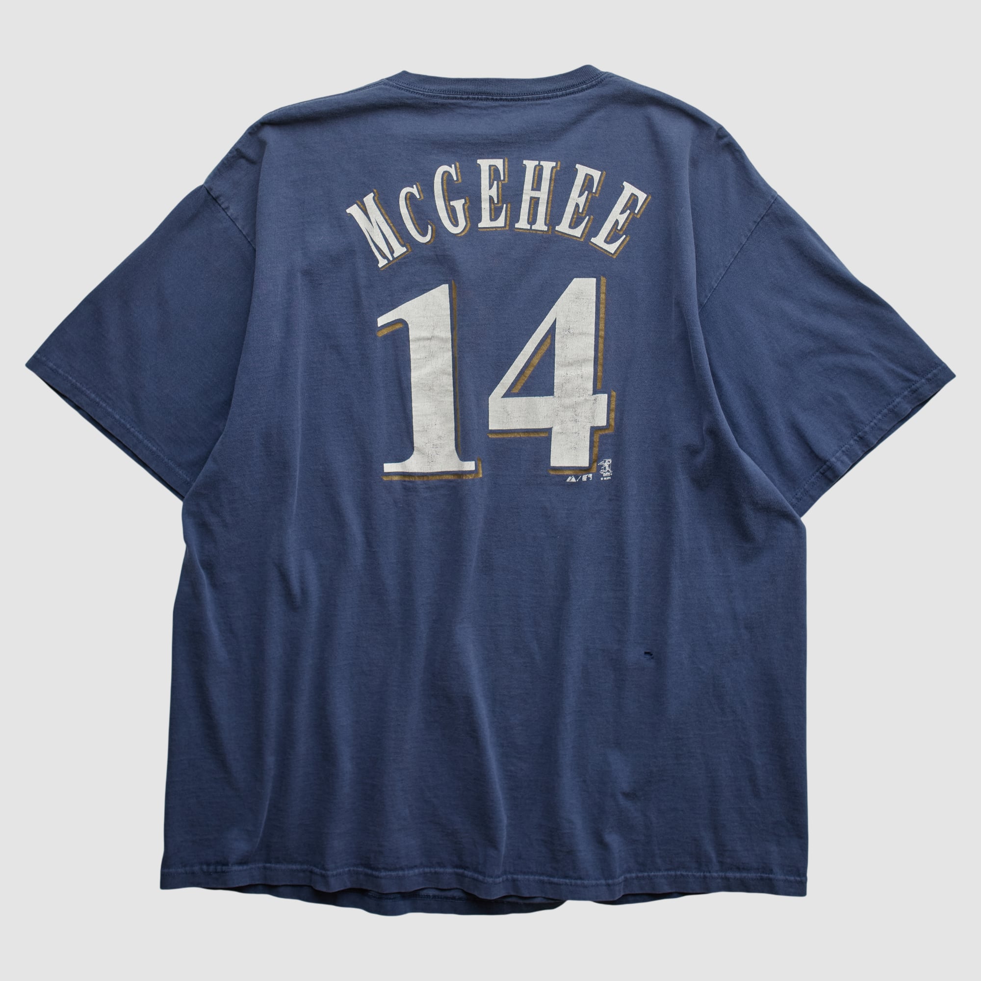 Milwaukee Brewers Majestic 2010s T-shirt - Navy - 2XL