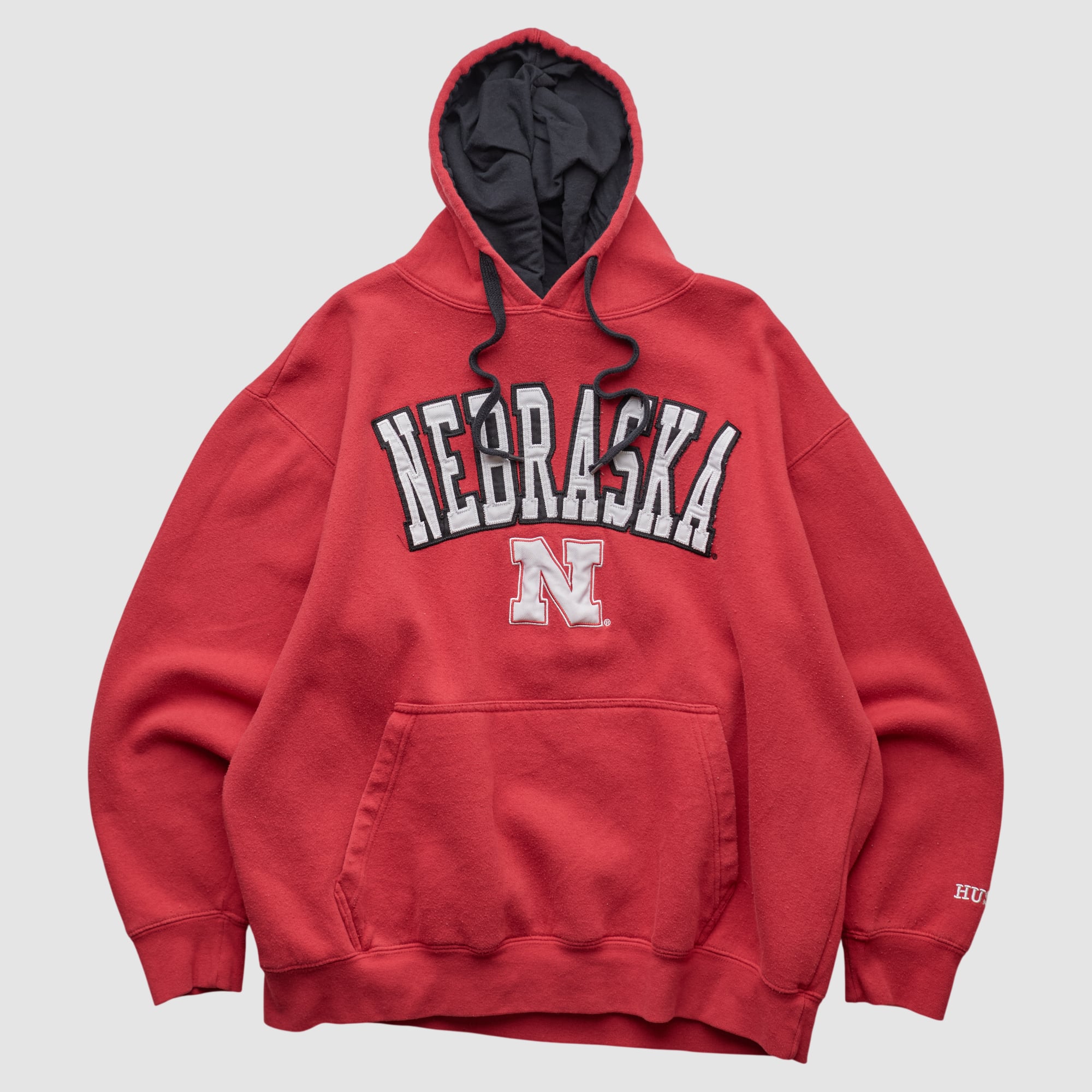 Nebraska Huskers E5 2010s Hooded Pullover Sweatshirt - Red - XL