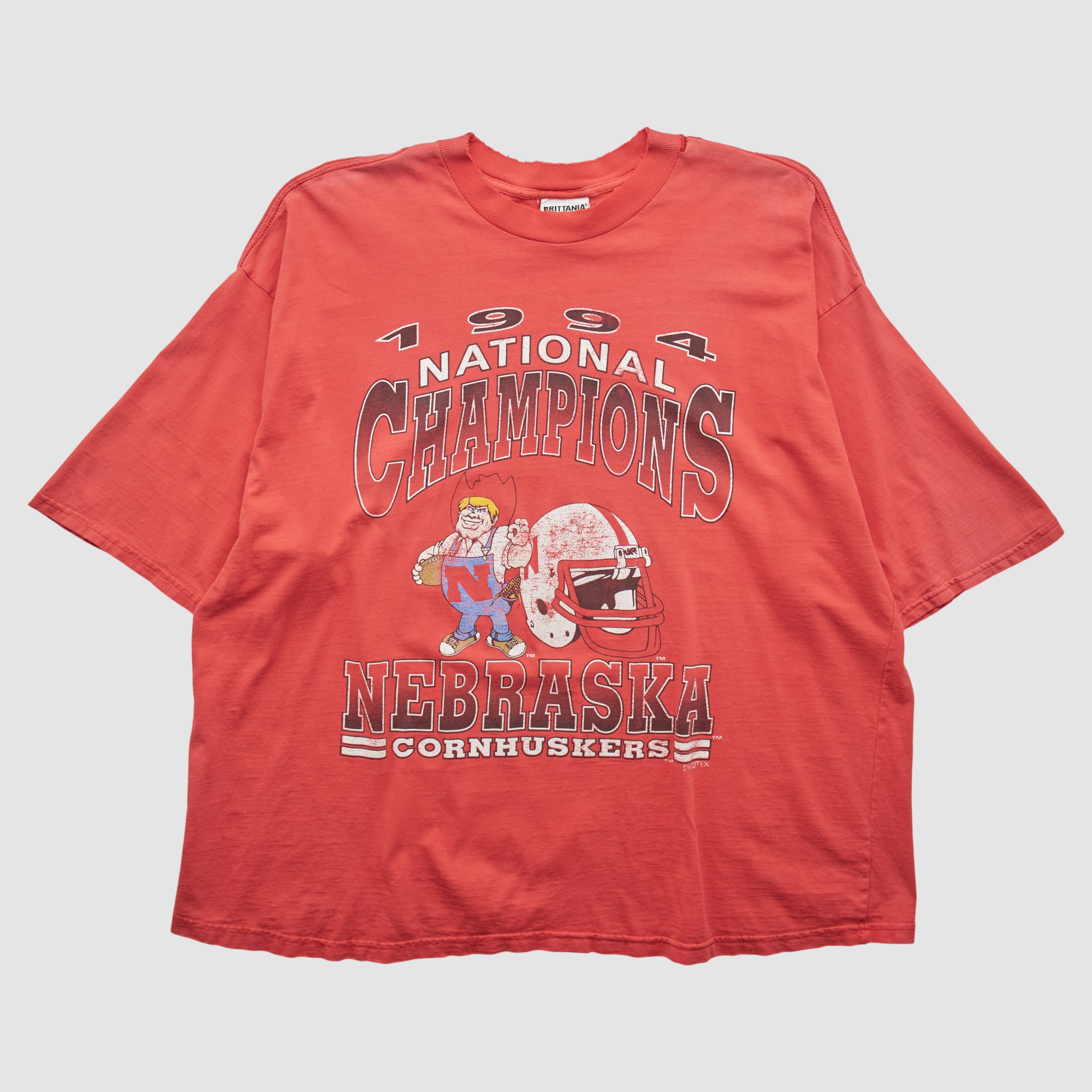 Nebraska Huskers Britttania Sport 1994 T-shirt - Red - XL