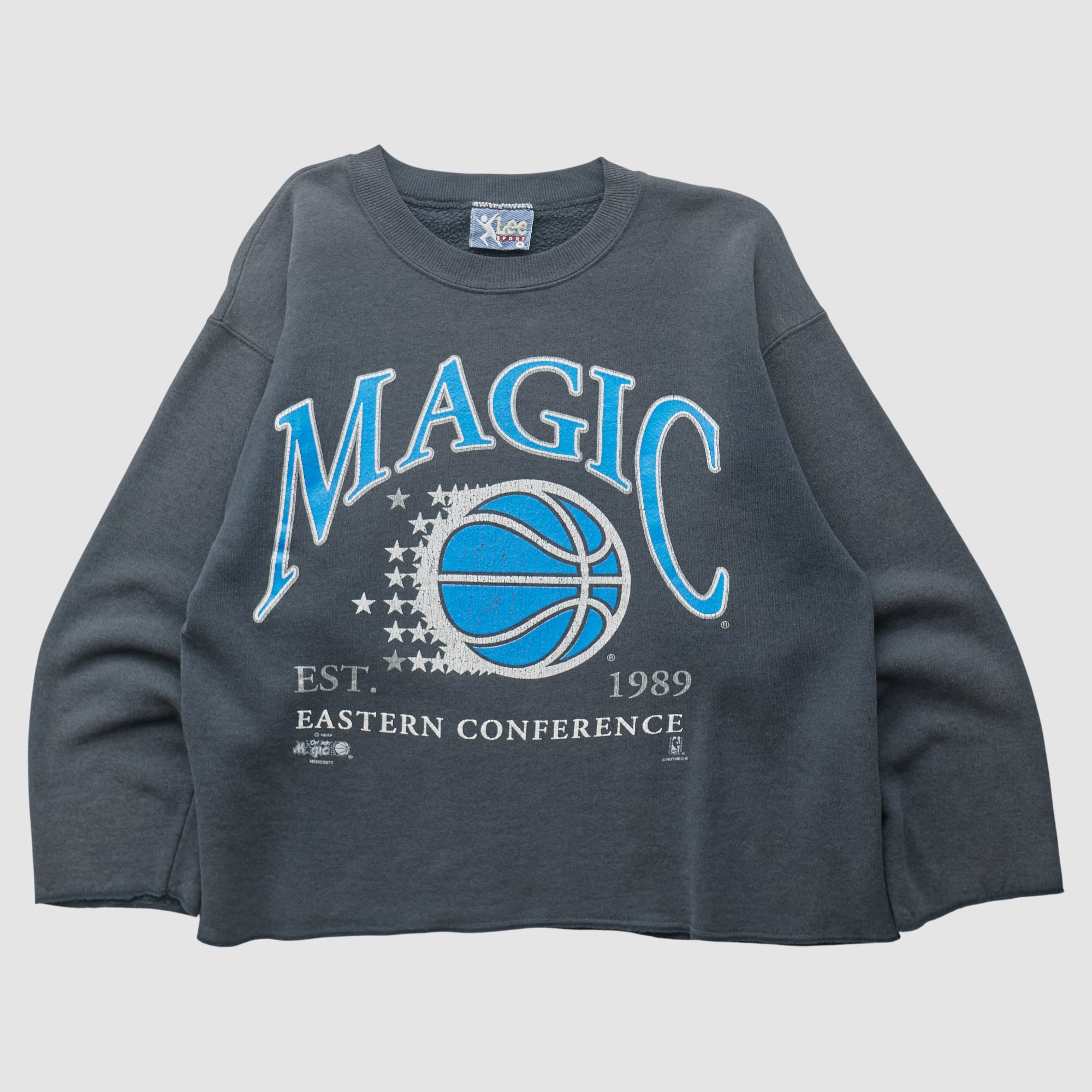Orlando Magic Lee Apparel 90s Pullover Sweatshirt - Charcoal - XS