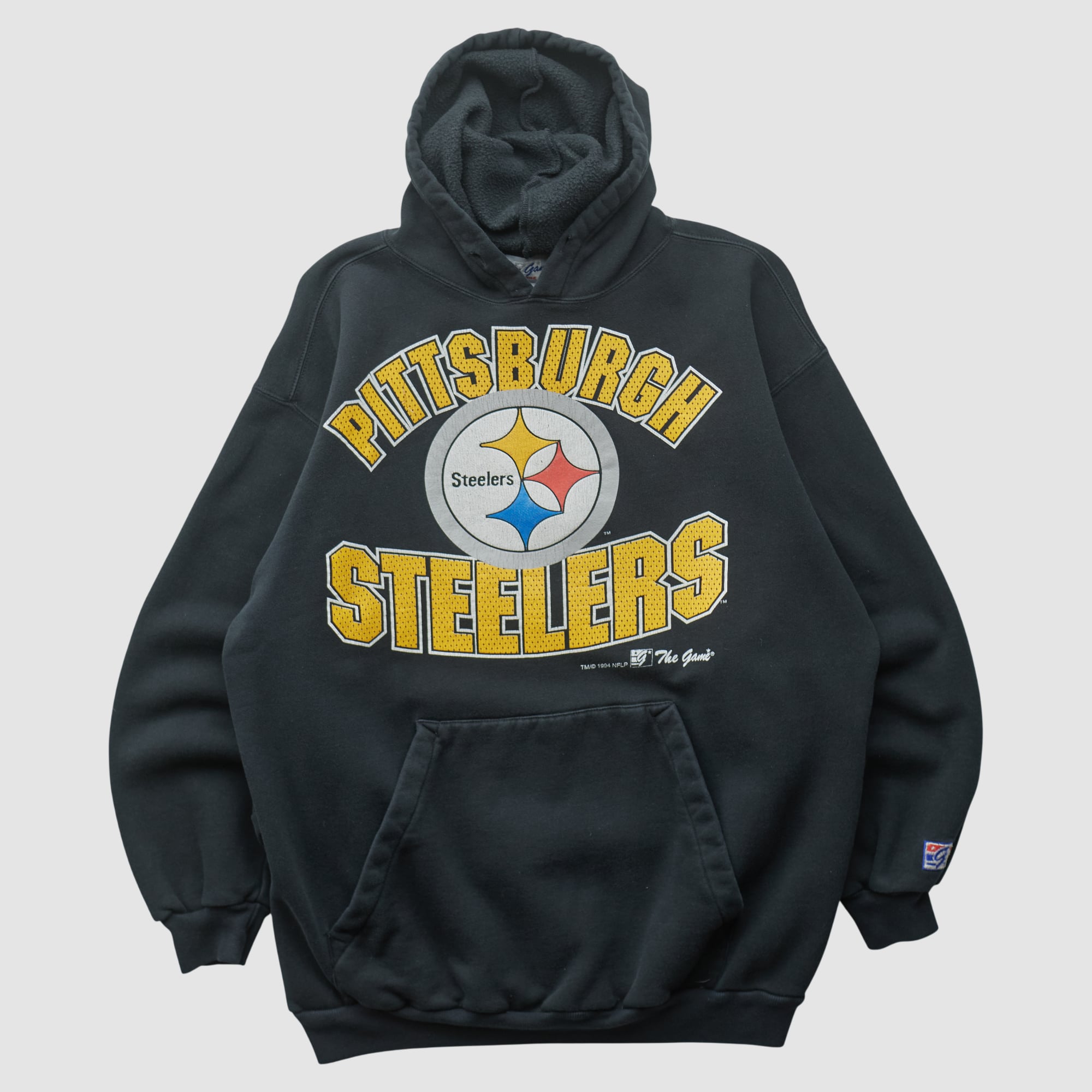 Pittsburgh Steelers The Game 1994 Hooded Pullover Sweatshirt - Black - S