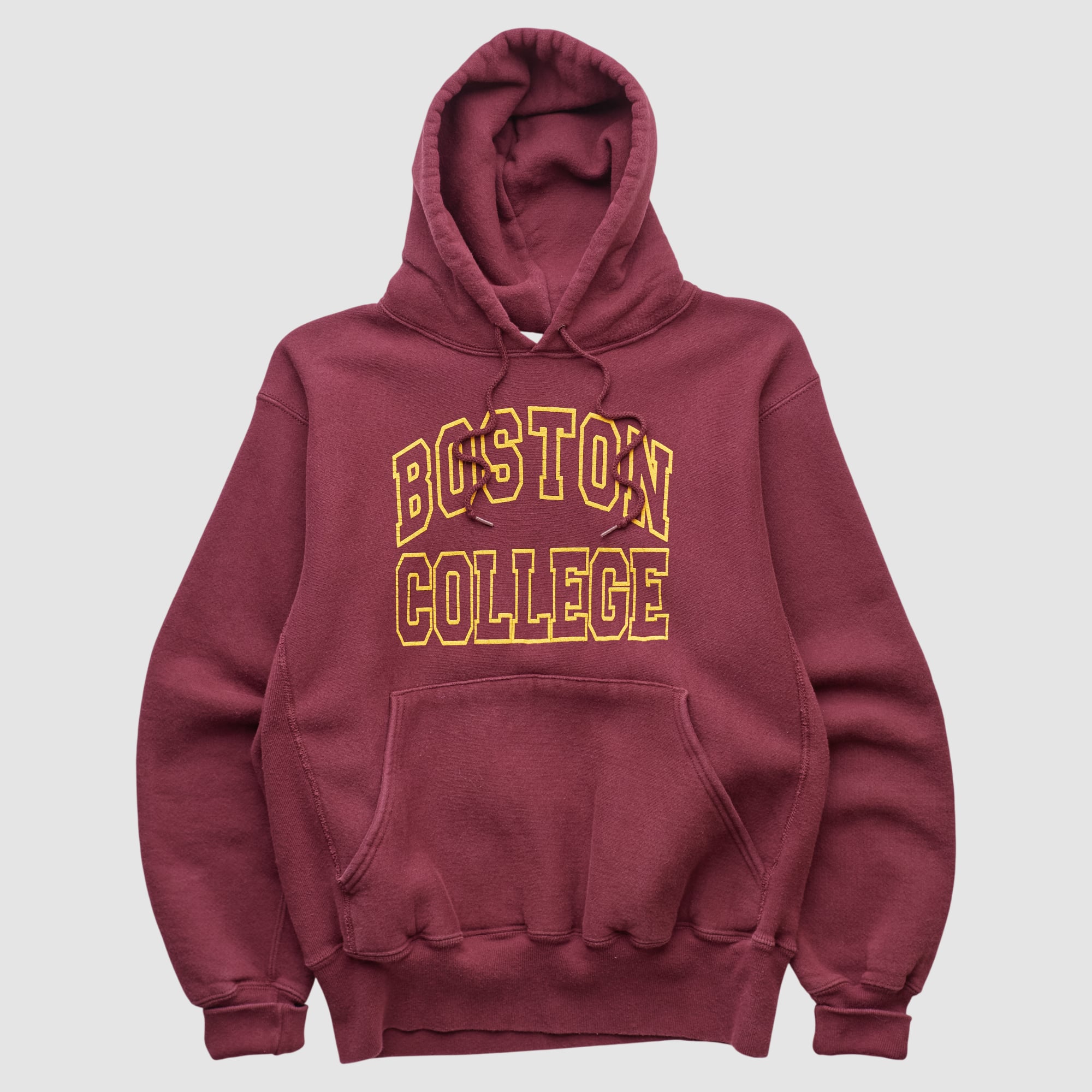 Boston College Eagles Lee Apparel 2000s Hooded Pullover Sweatshirt - Maroon - S
