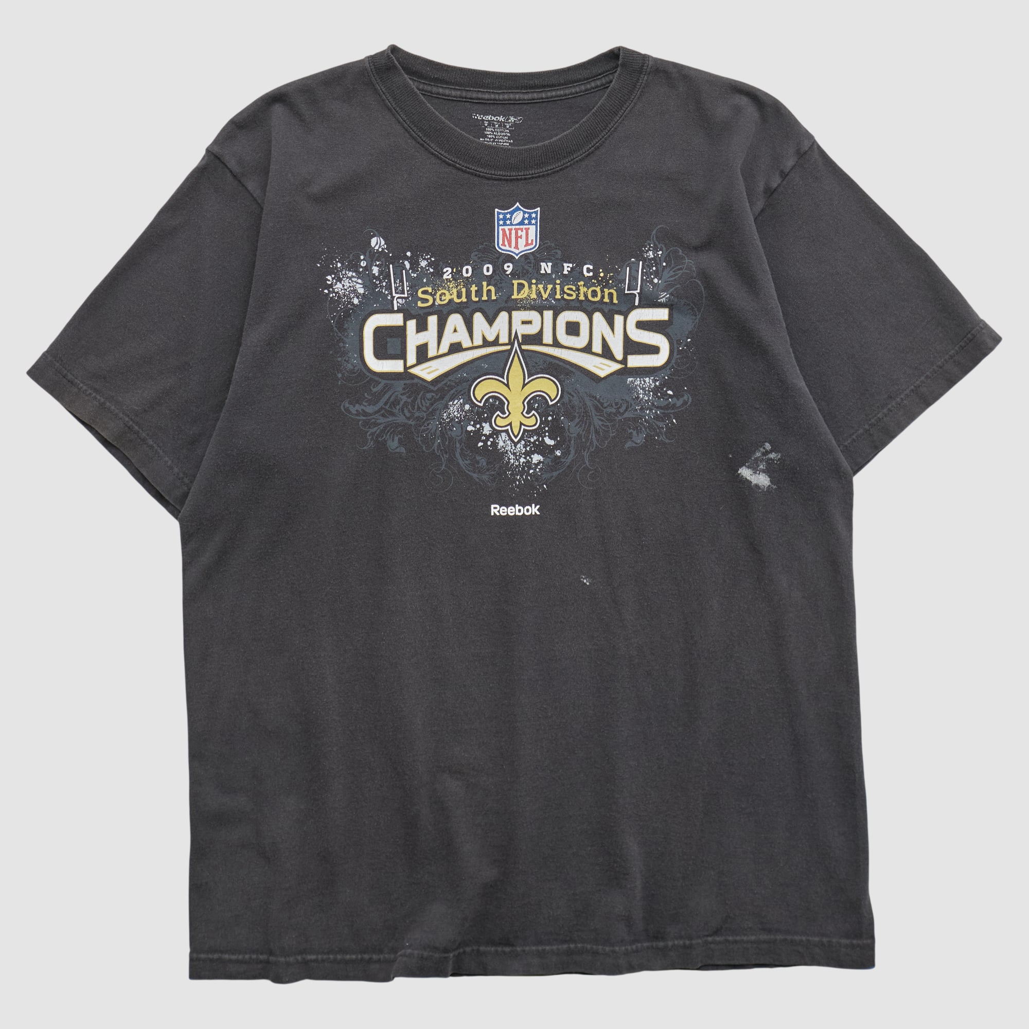 New Orleans Saints Reebok 2009 T-shirt - Black - S