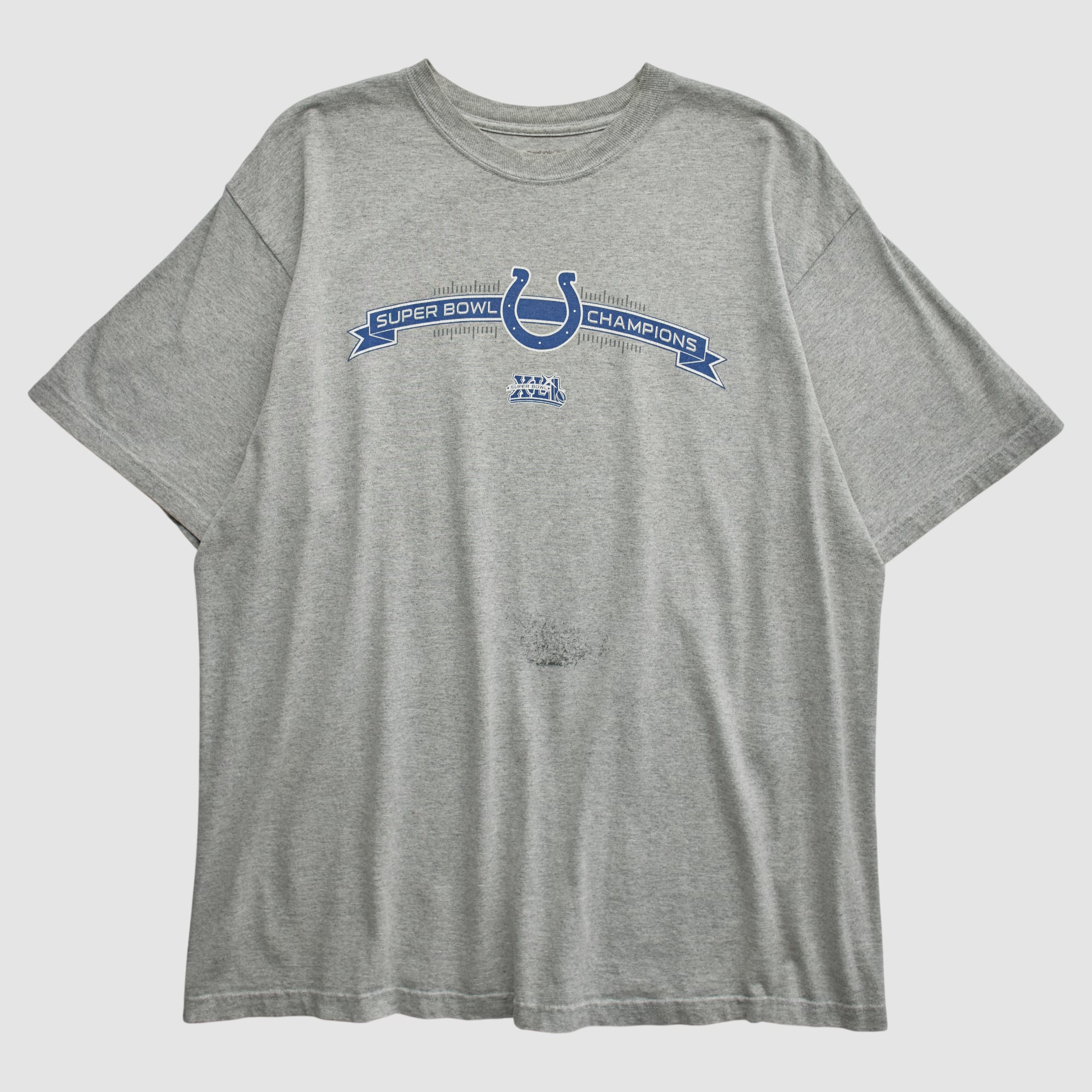 Indianapolis Colts Reebok 2008 T-shirt - Heather Gray - XL