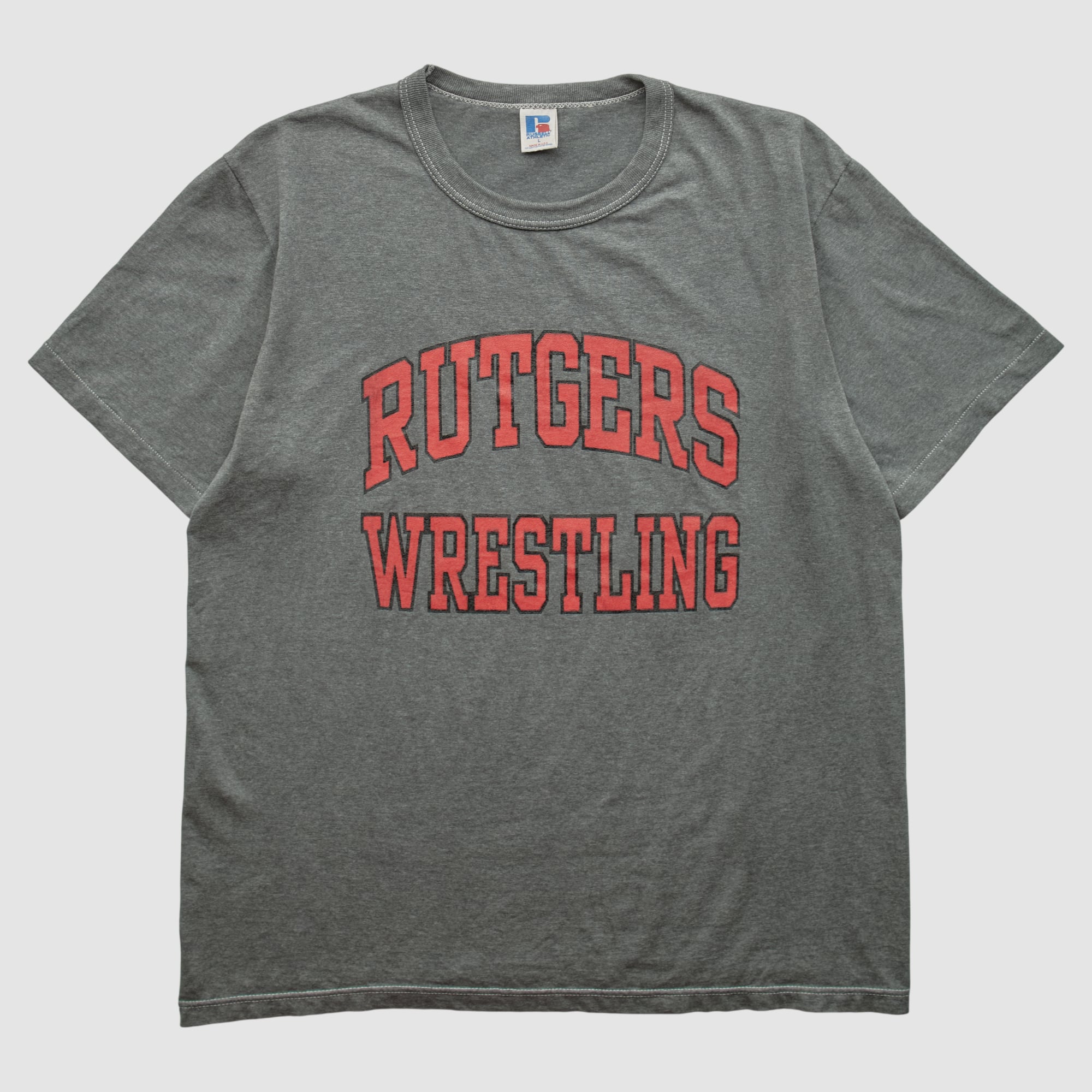 Rutgers Scarlet Knights Russell 90s T-shirt - Dark Heather Gray - S