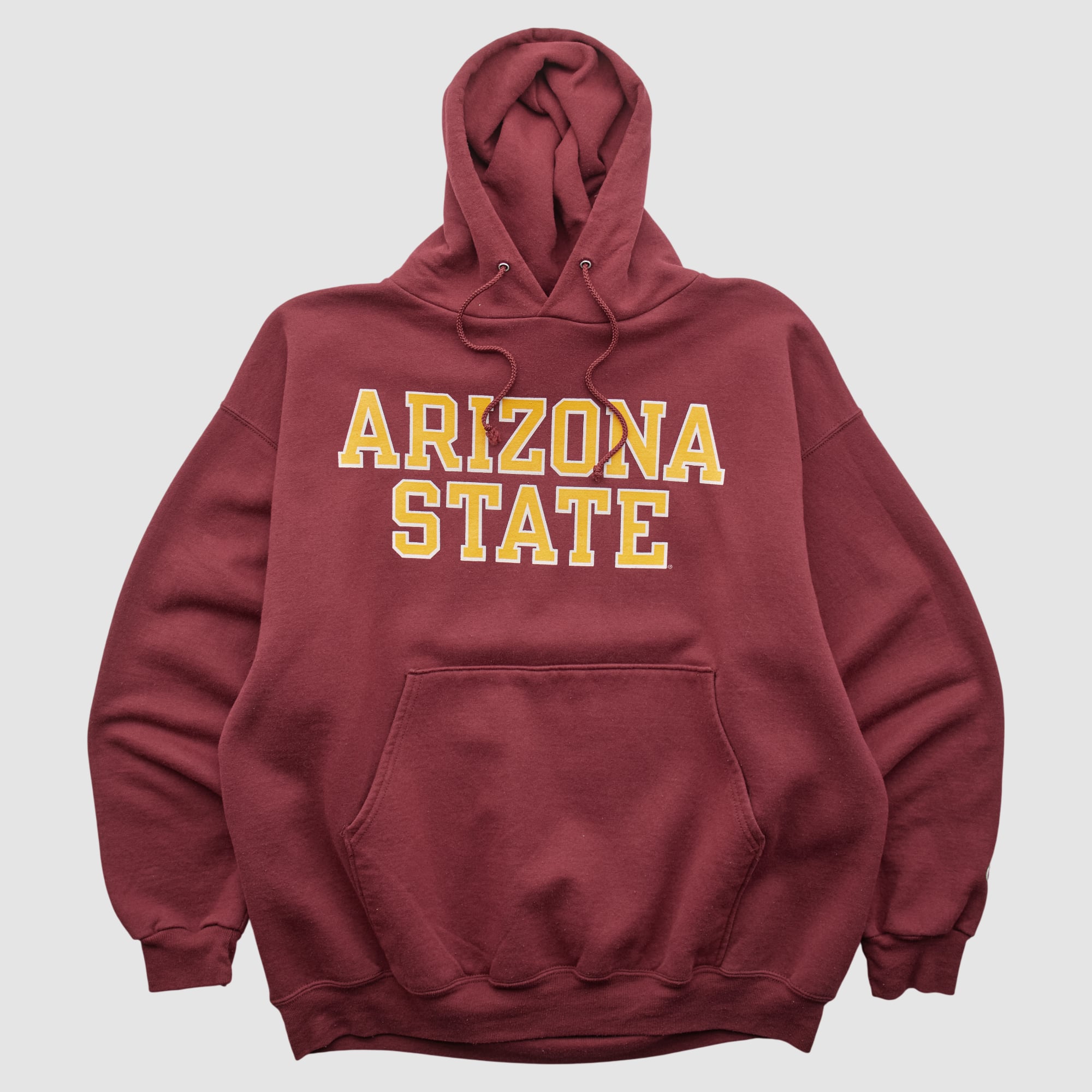 Arizona State Sun Devils Champion 2000s Hooded Pullover Sweatshirt - Maroon - L