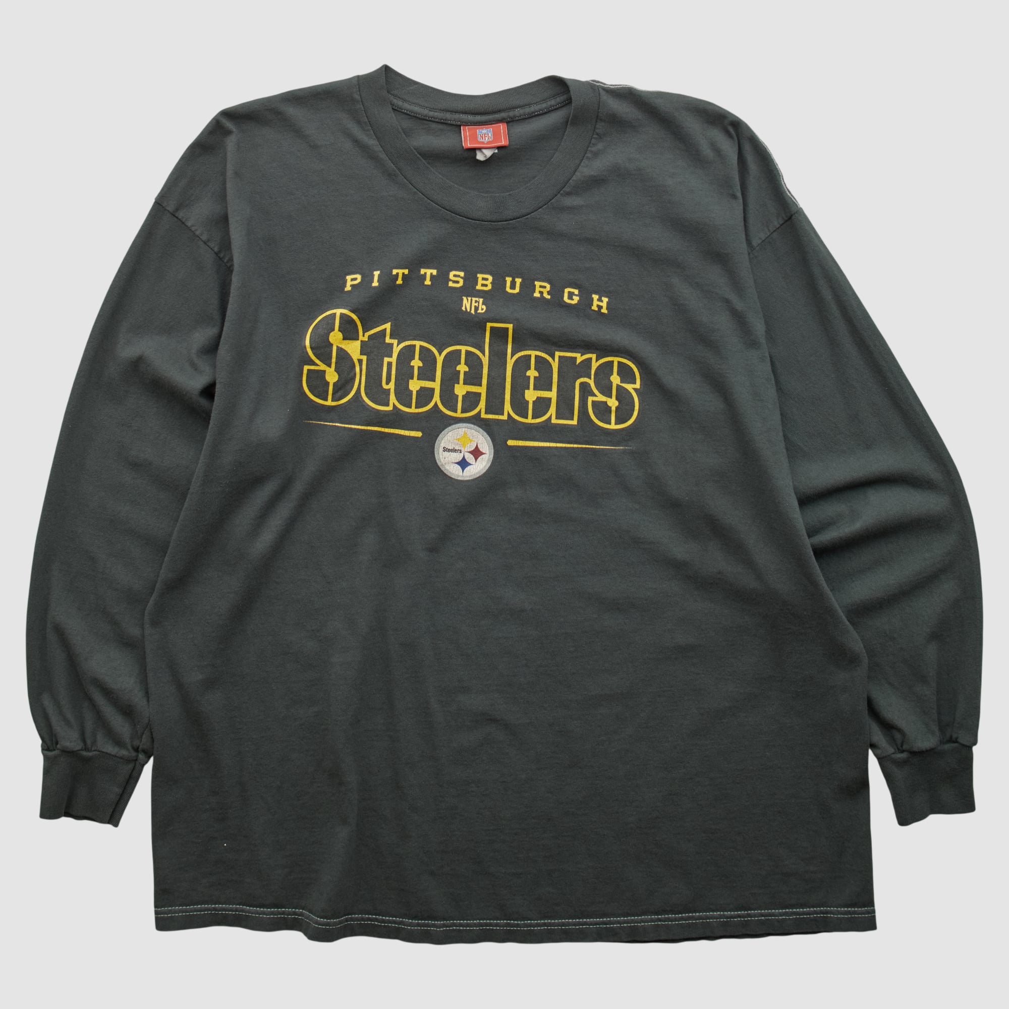 Pittsburgh Steelers NFL 2000s Long Sleeve T-shirt - Black - XL