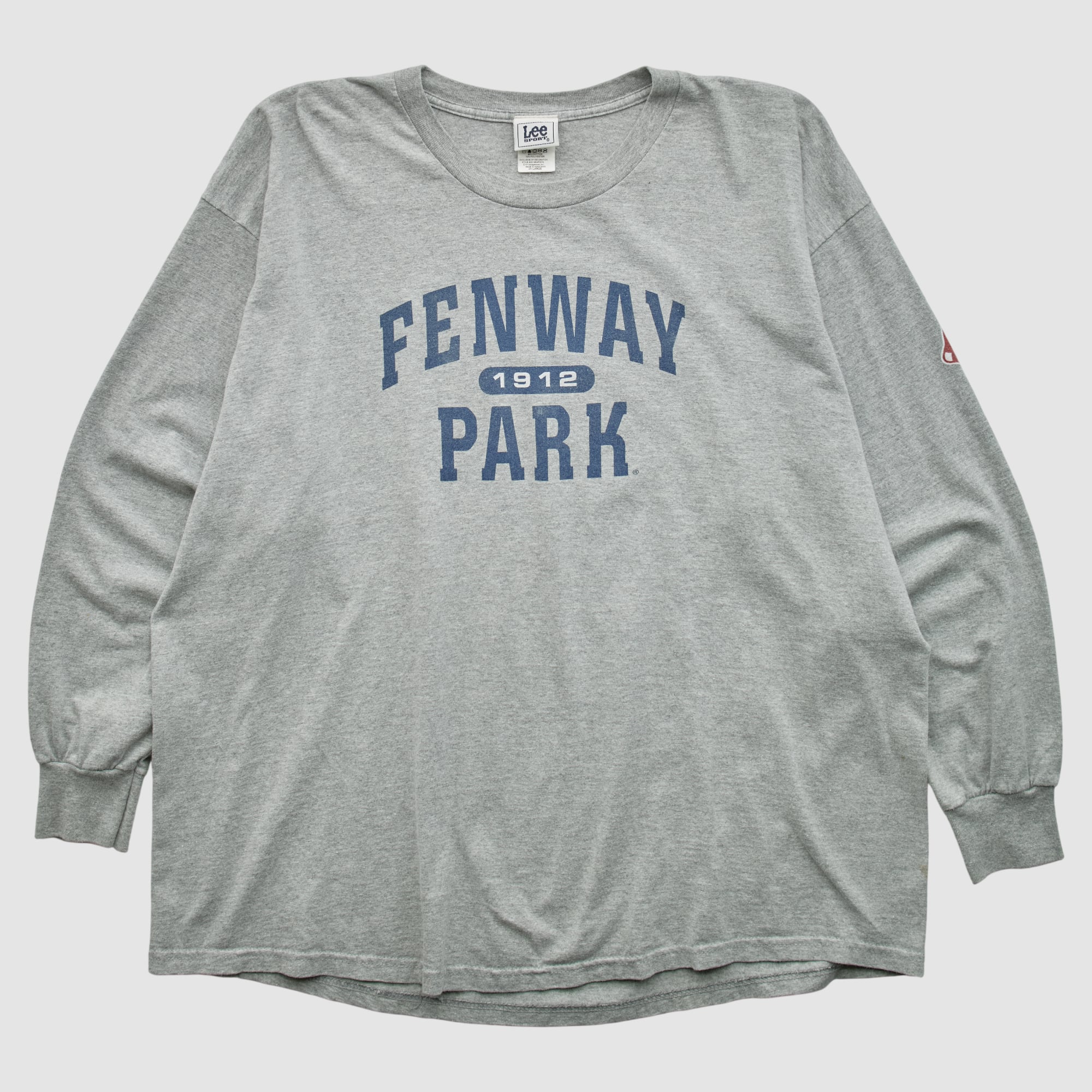 Boston Red Sox Lee Apparel 2000s Long Sleeve T-shirt - Heather Gray - XL