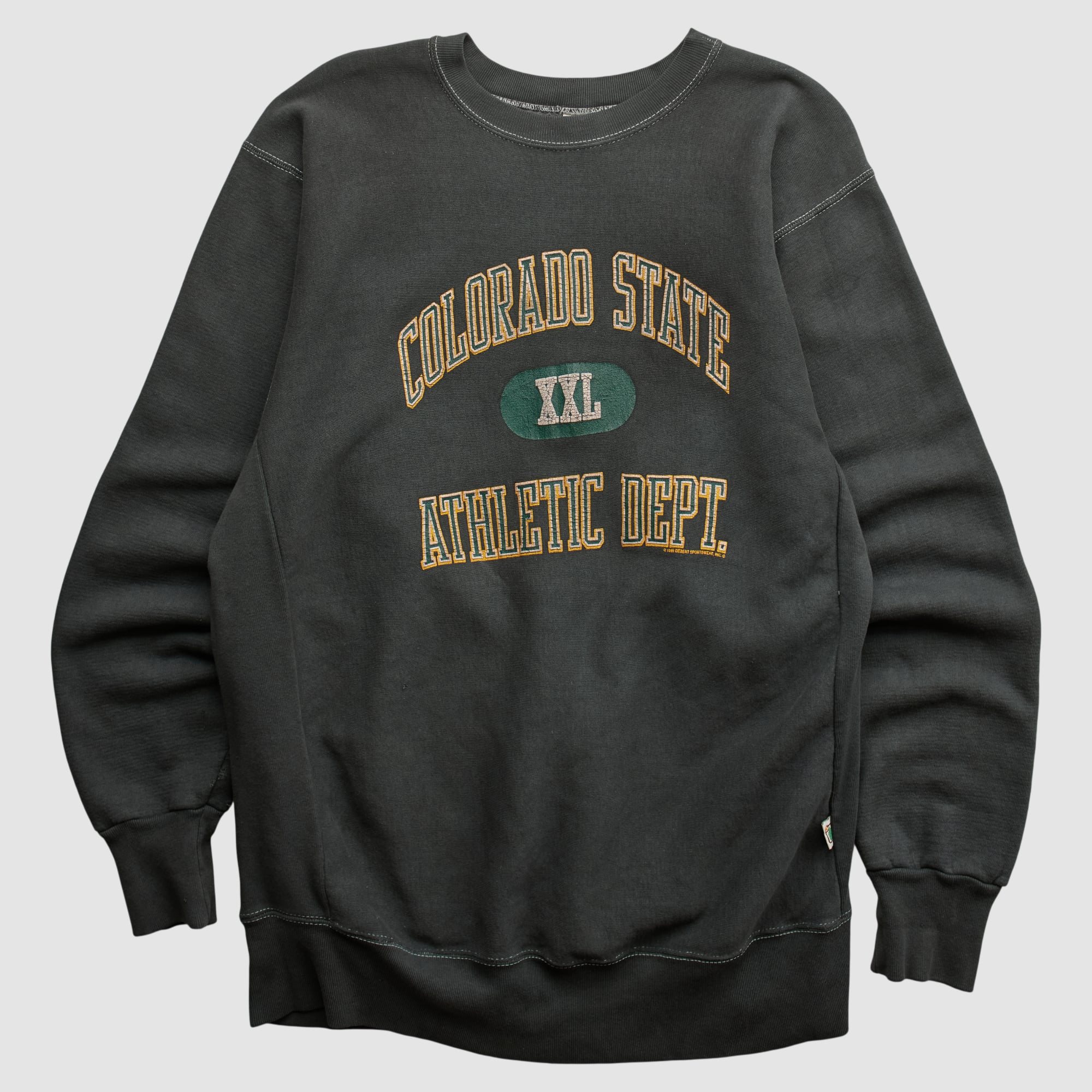 Colorado State Rams Desert Sportswear 90s Pullover Sweatshirt - Black - M