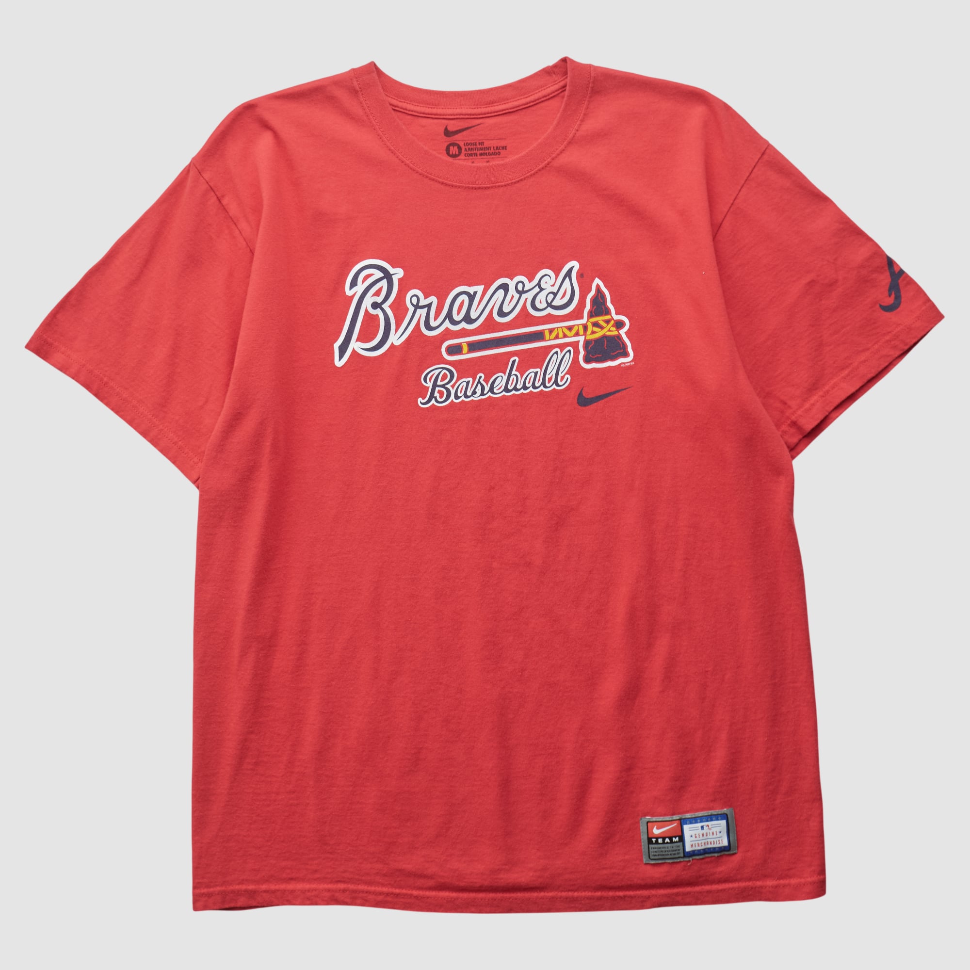 Atlanta Braves Nike 2010s T-shirt - Red - M