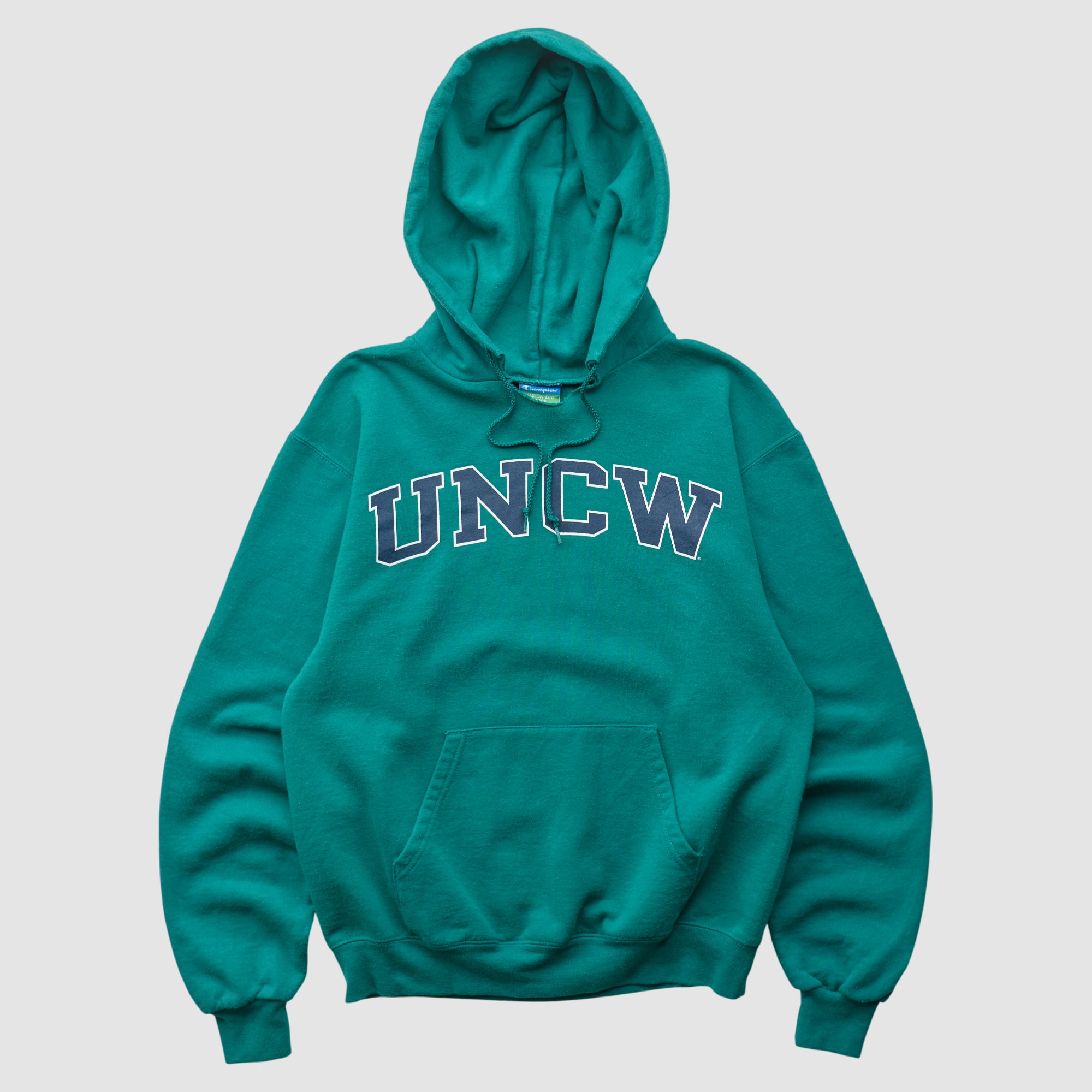 UNC Wilmington Seahawks Champion 2010s Hooded Pullover Sweatshirt - Teal - XS