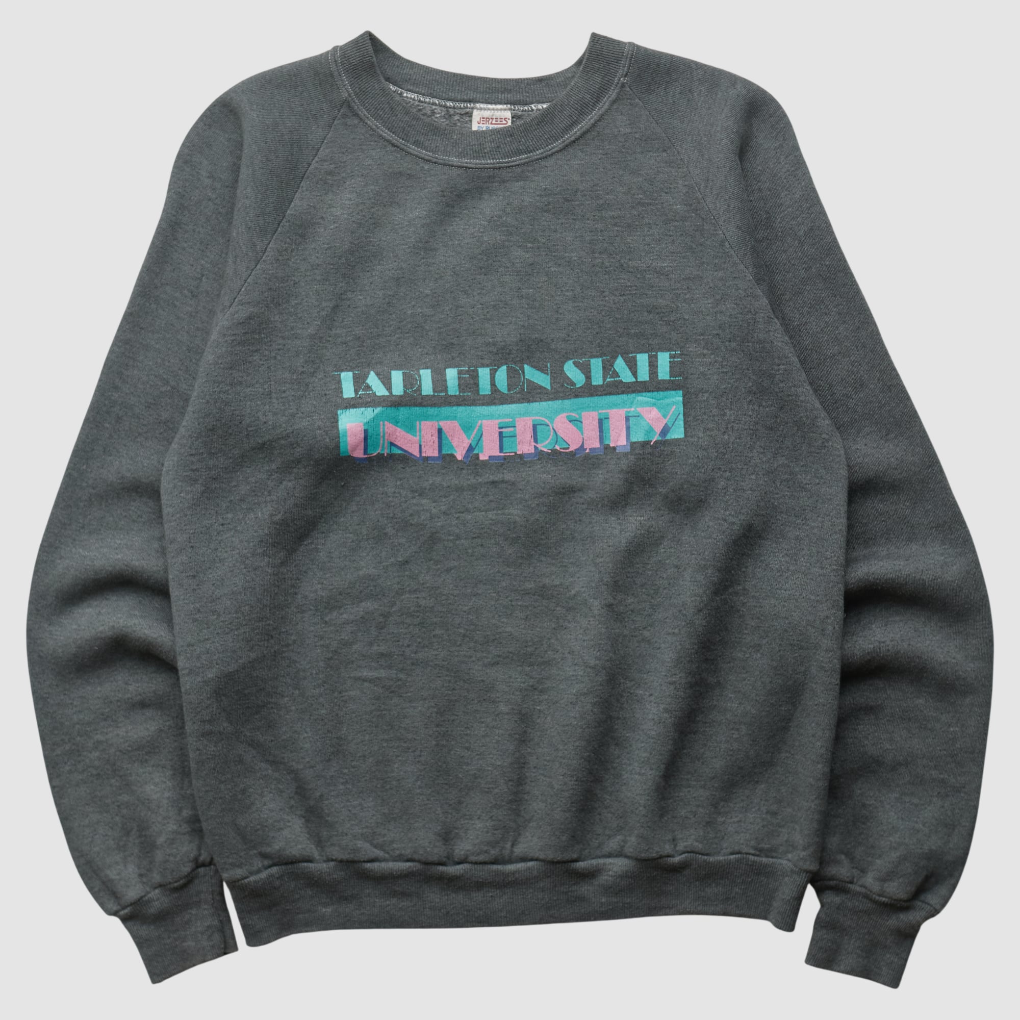 Tarleton State Texans Russell 90s Pullover Sweatshirt - Dark Heather Gray - XXS