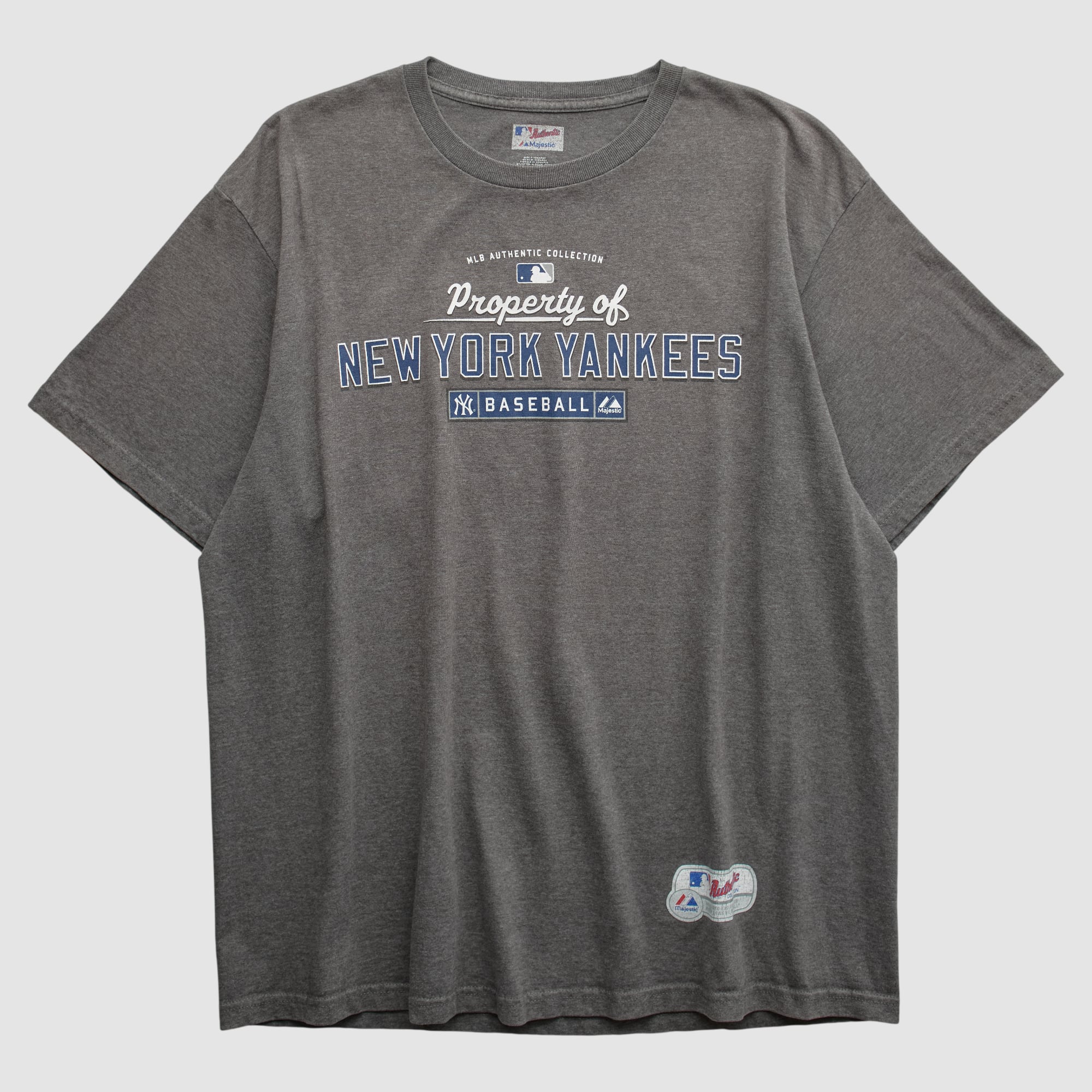 New York Yankees Majestic 2010s T-shirt - Dark Heather Gray - XL