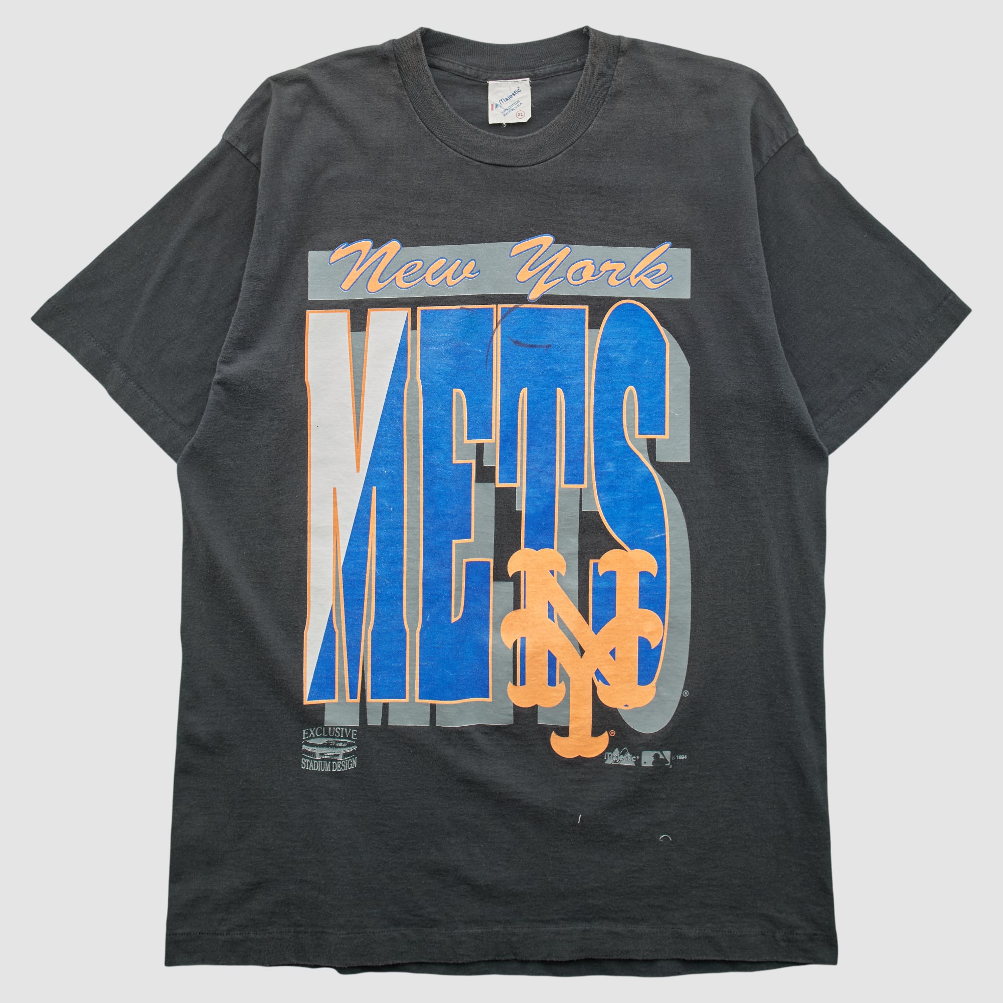 New York Mets Majestic 1994 T-shirt - Black - L