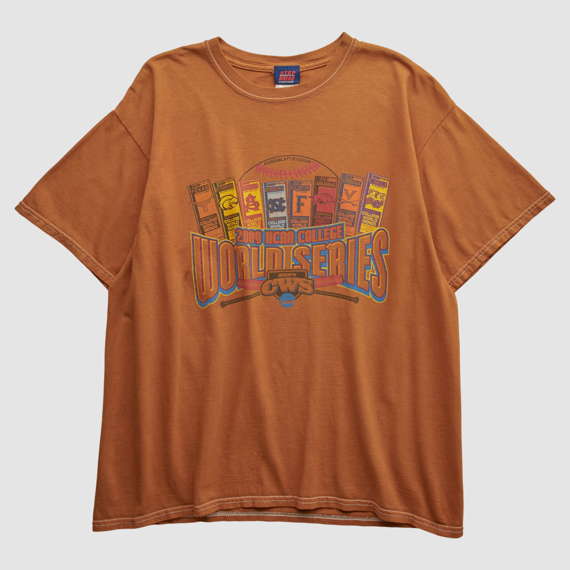 LSU Tigers Step Ahead 2009 T-shirt - Clay - M