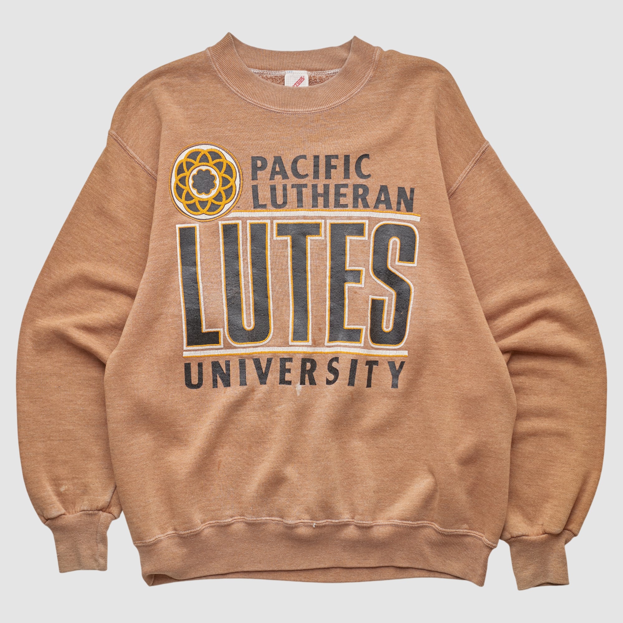 Pacific Lutheran Lutes Jerzees 90s Pullover Sweatshirt - Clay - S