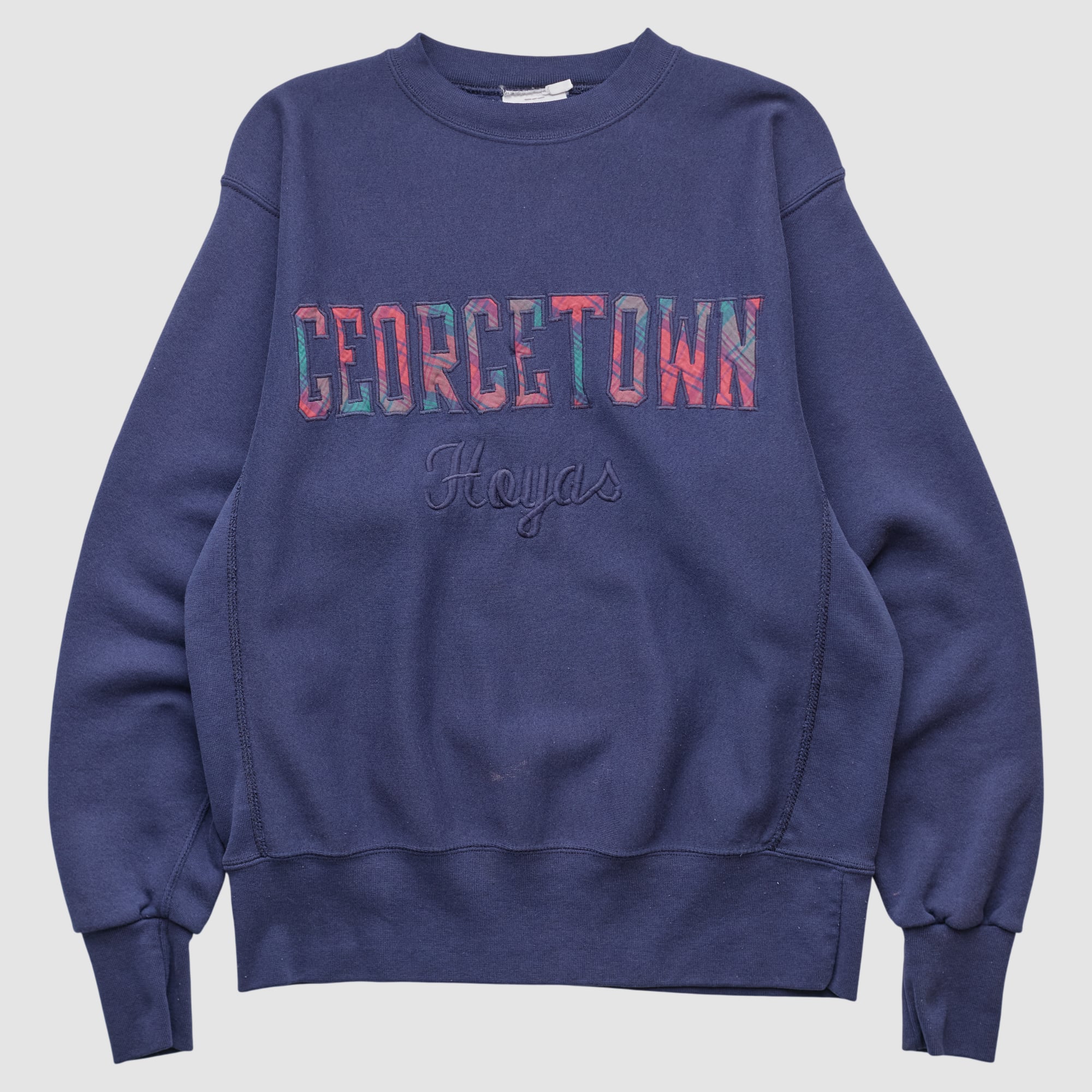 Georgetown Hoyas I.A.B. Bedford 90s Pullover Sweatshirt - Navy - S