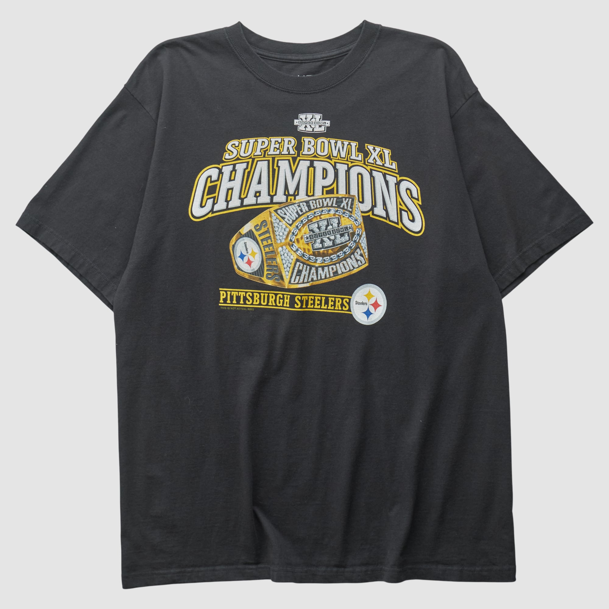 Super Bowl XL Reebok 2006 T-shirt - Black - L