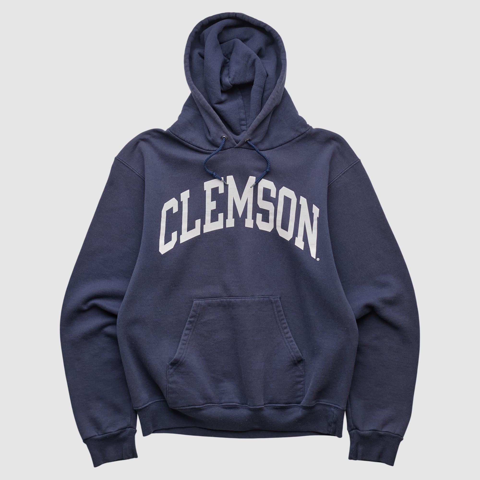 Clemson Tigers Champion 2000s Hooded Pullover Sweatshirt - Navy - XS
