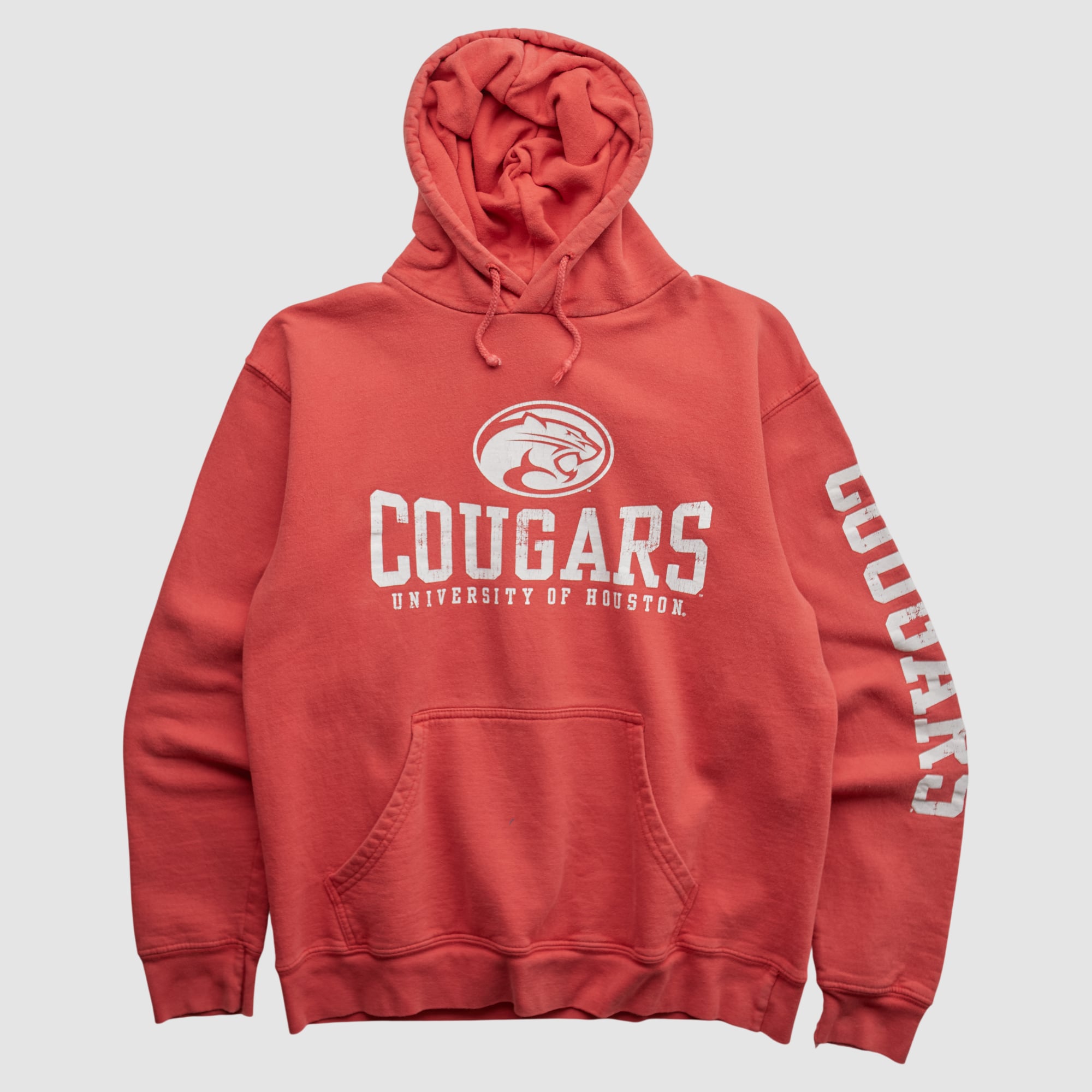 Houston Cougars 2000s Hooded Pullover Sweatshirt - Red - XS